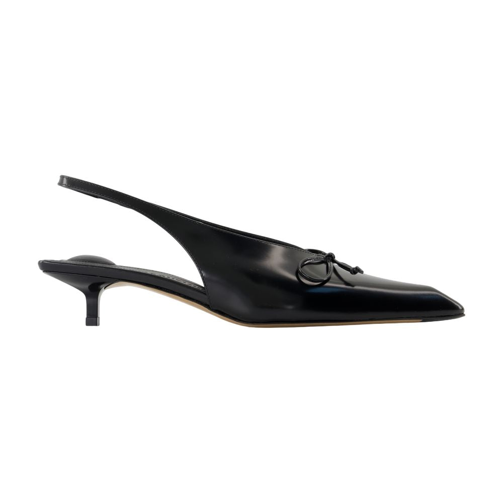 Women's Cubisto B Slingbacks - Jacquemus - Leather - Black