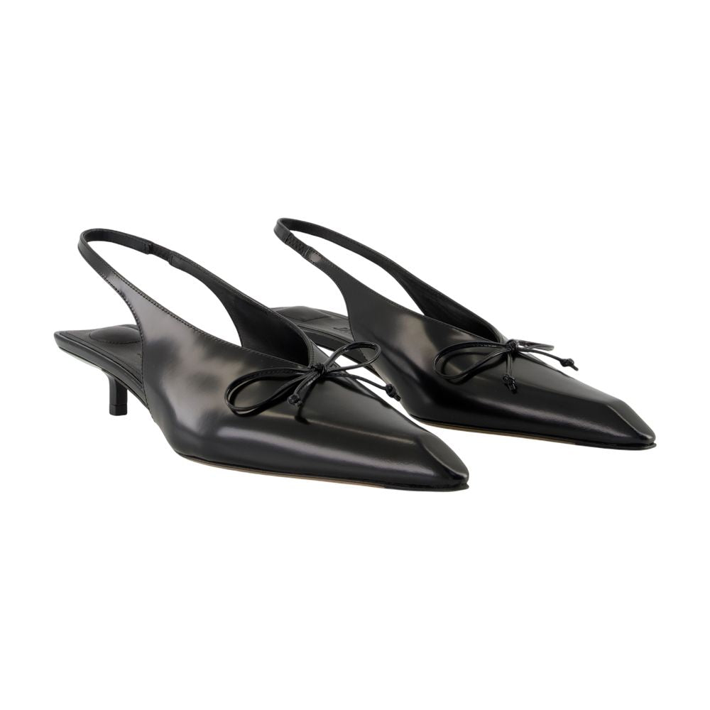 Women's Cubisto B Slingbacks - Jacquemus - Leather - Black