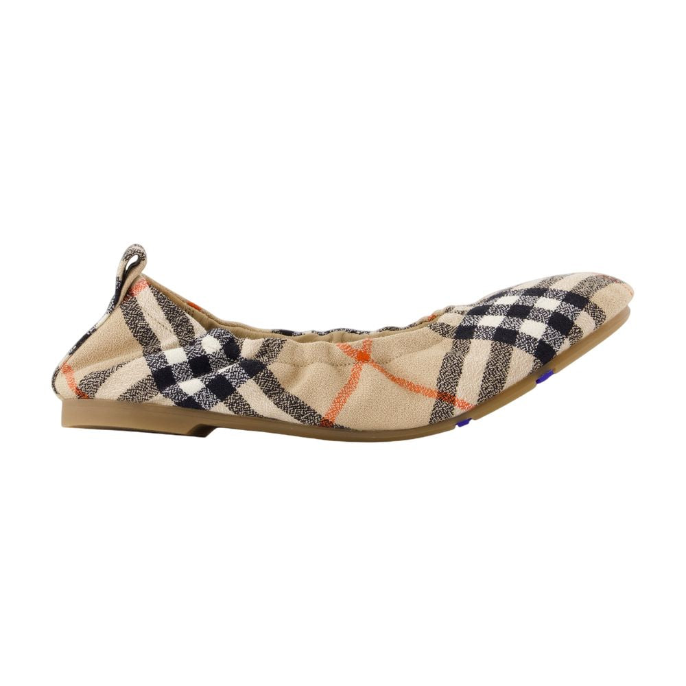 Baby Ballerinas - Burberry - Wool - Beige