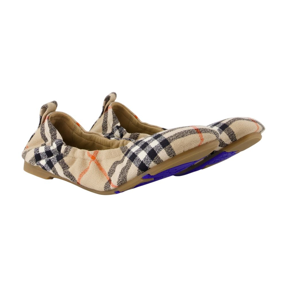 Baby Ballerinas - Burberry - Wool - Beige
