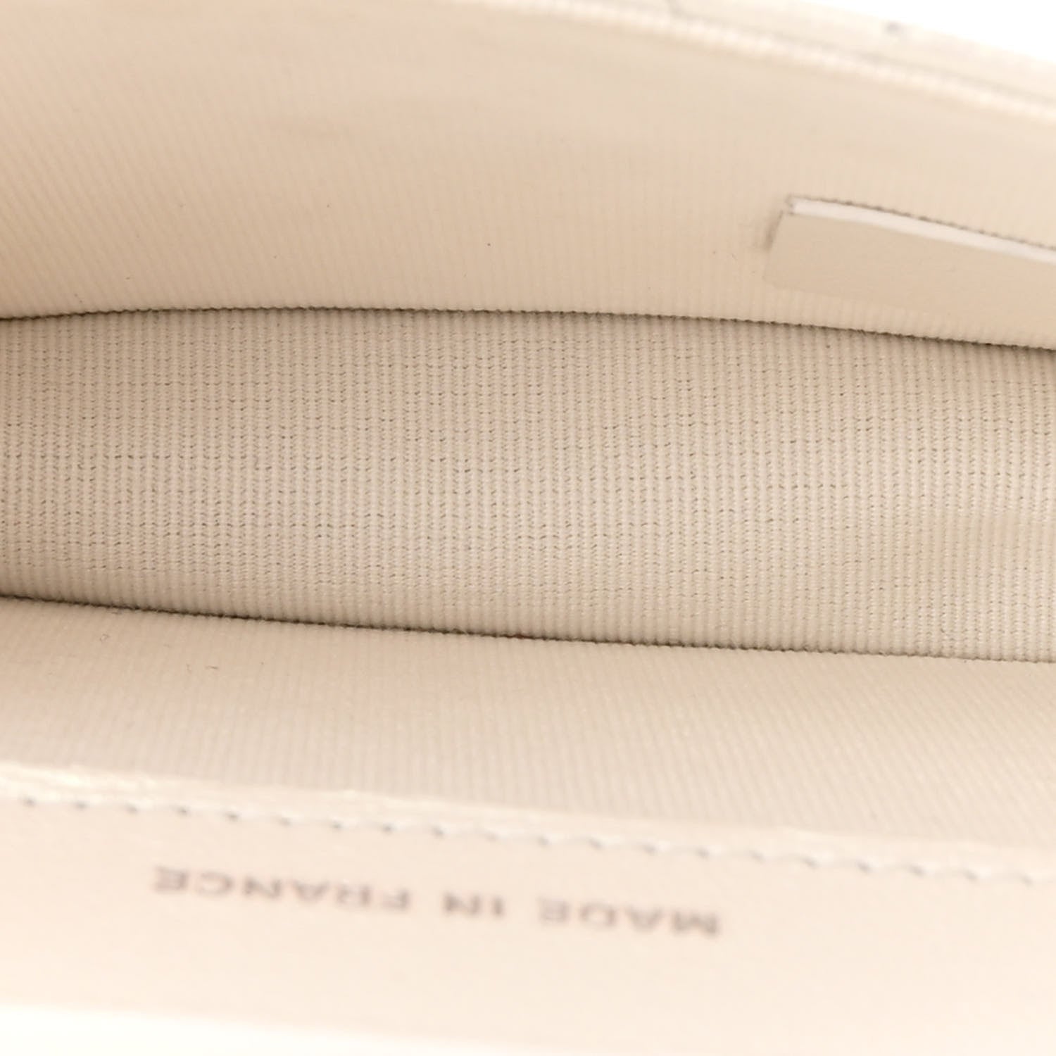 Iridescent Lambskin Quilted Coco Bow Clutch With Chain White