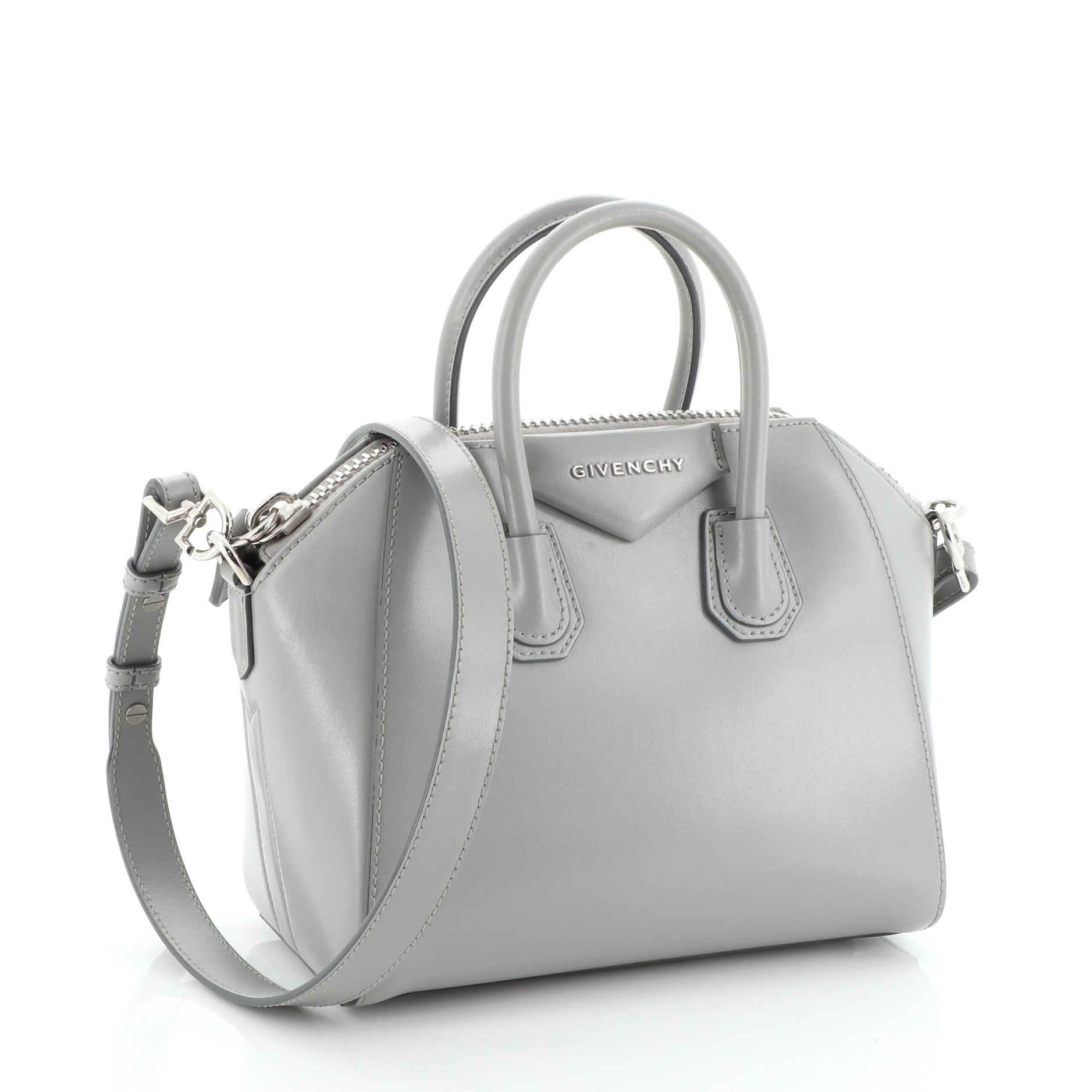 Antigona Bag Glazed Leather Mini