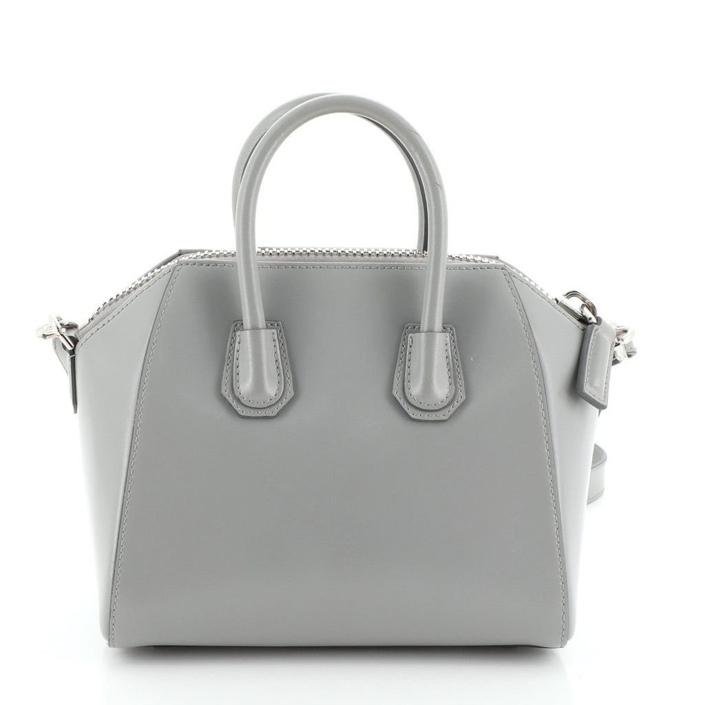 Antigona Bag Glazed Leather Mini