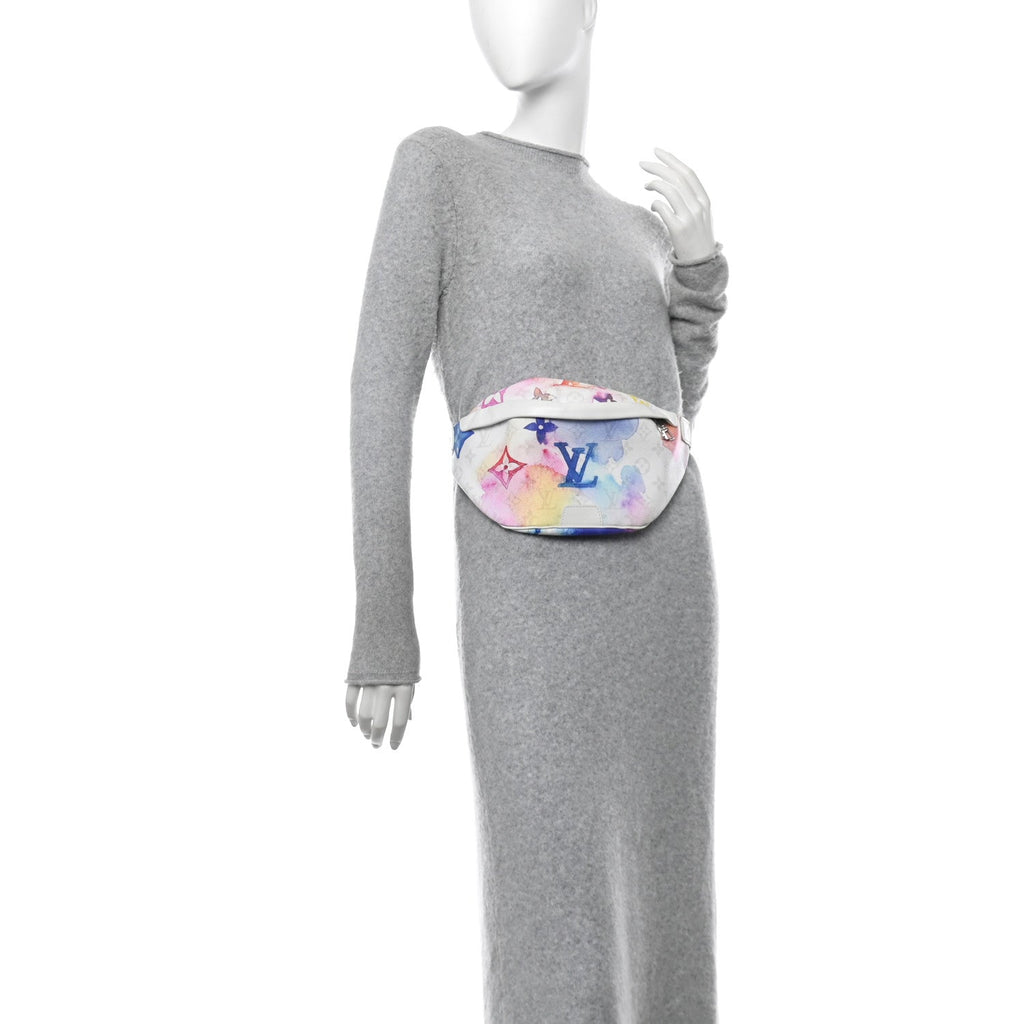 Monogram Watercolor Discovery Bumbag Multicolor