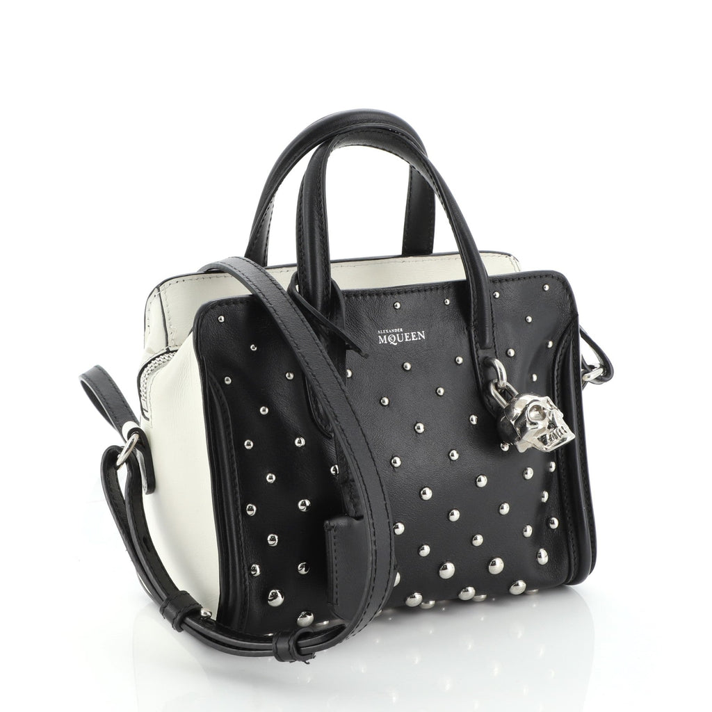 Padlock Zip Around Tote Studded Leather Mini