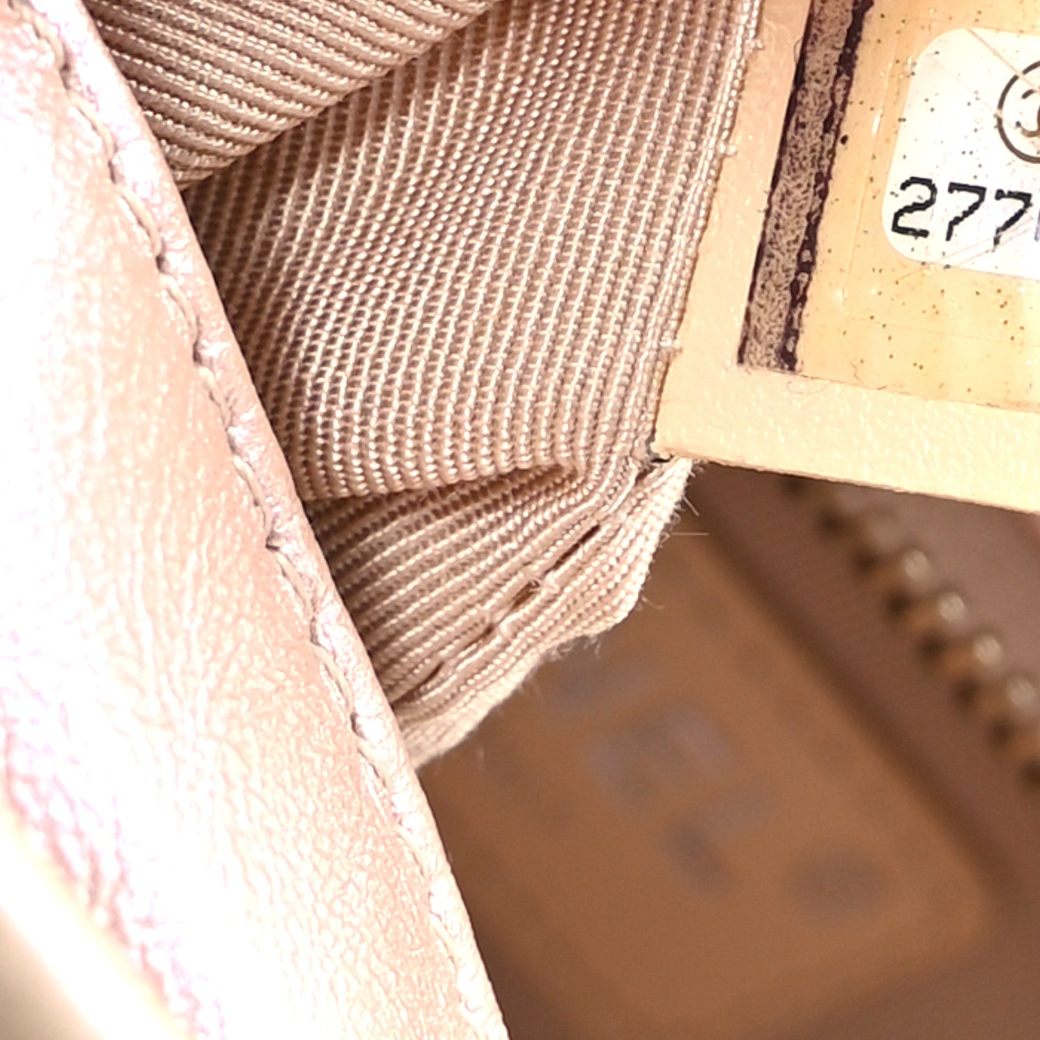Iridescent Aged Calfskin Quilted Small Gabrielle Hobo Light Pink
