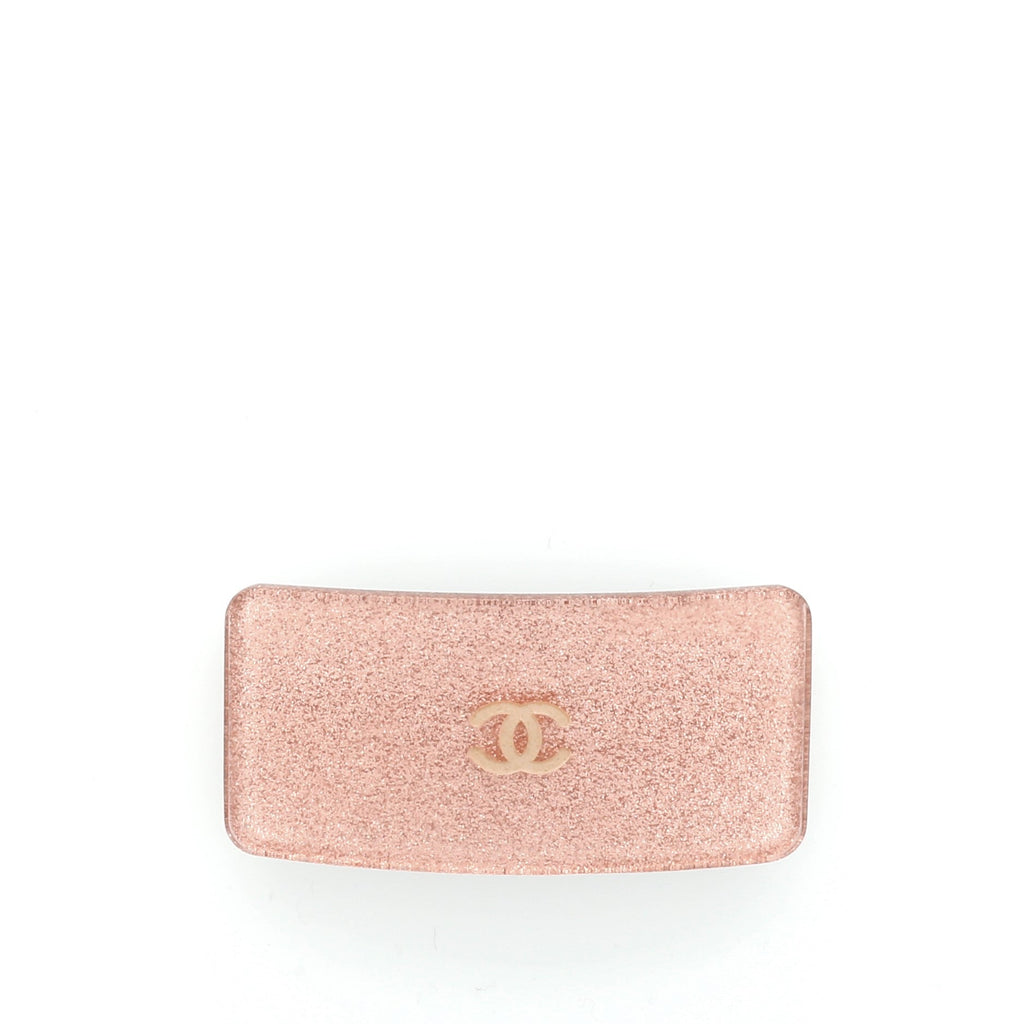 Logo Hair Barrette Resin