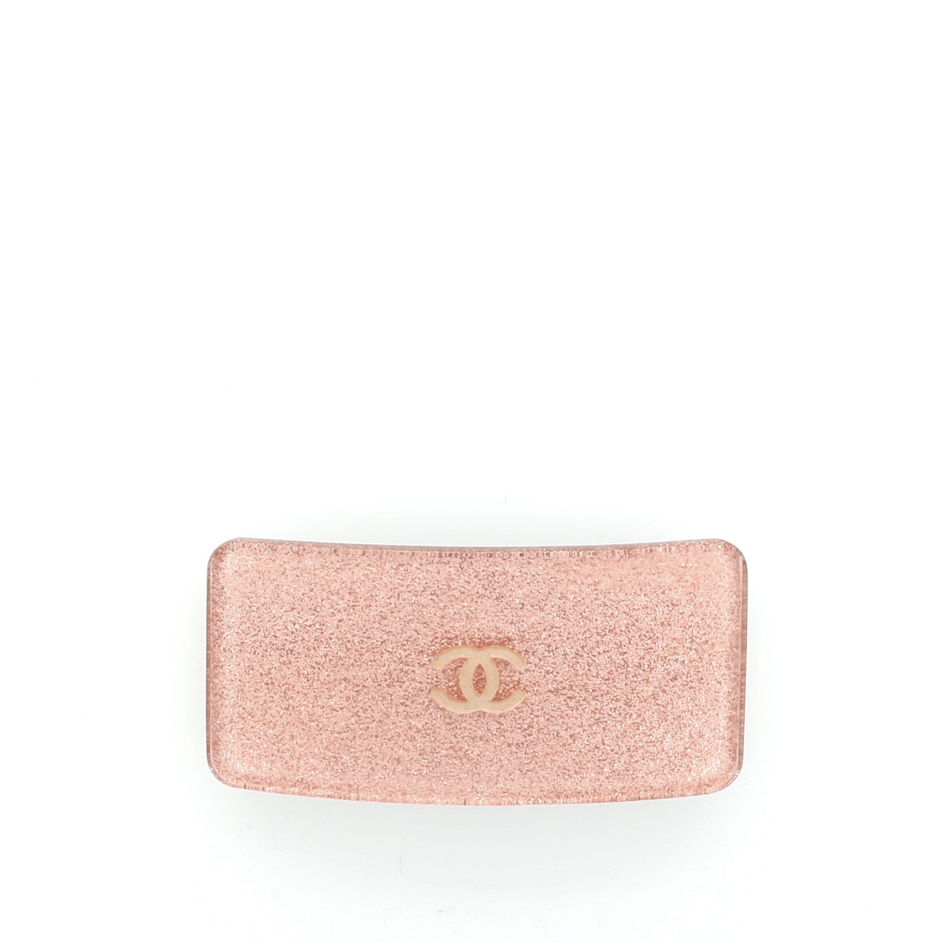 Logo Hair Barrette Resin