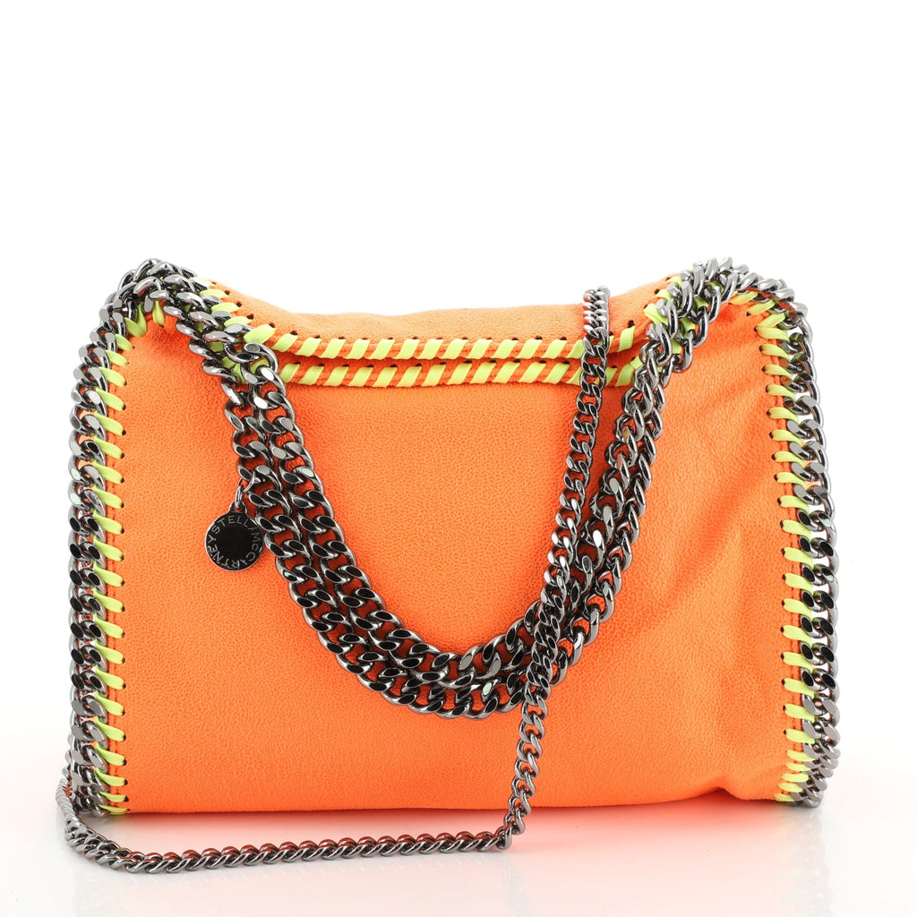 Falabella Fold Over Crossbody Bag Shaggy Deer Mini