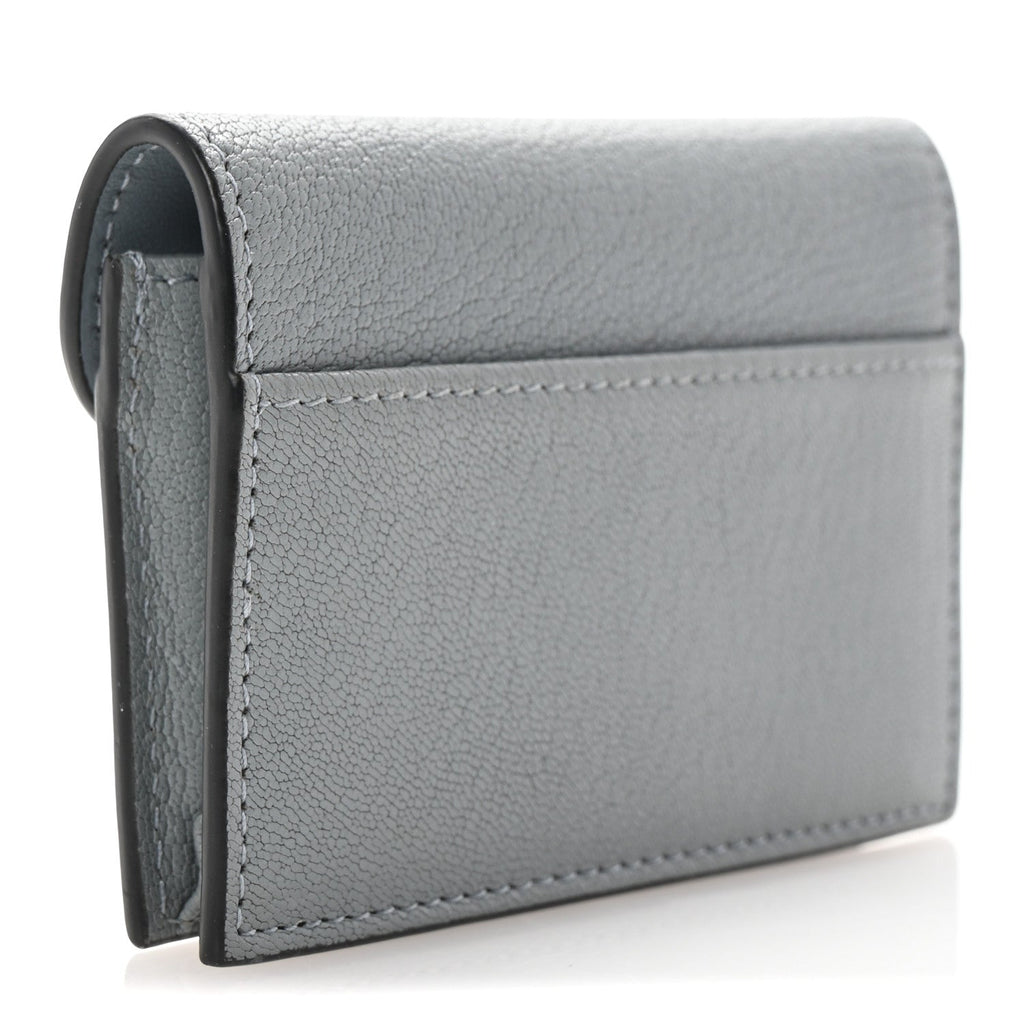 Goatskin Saddle  Holder Sky Blue