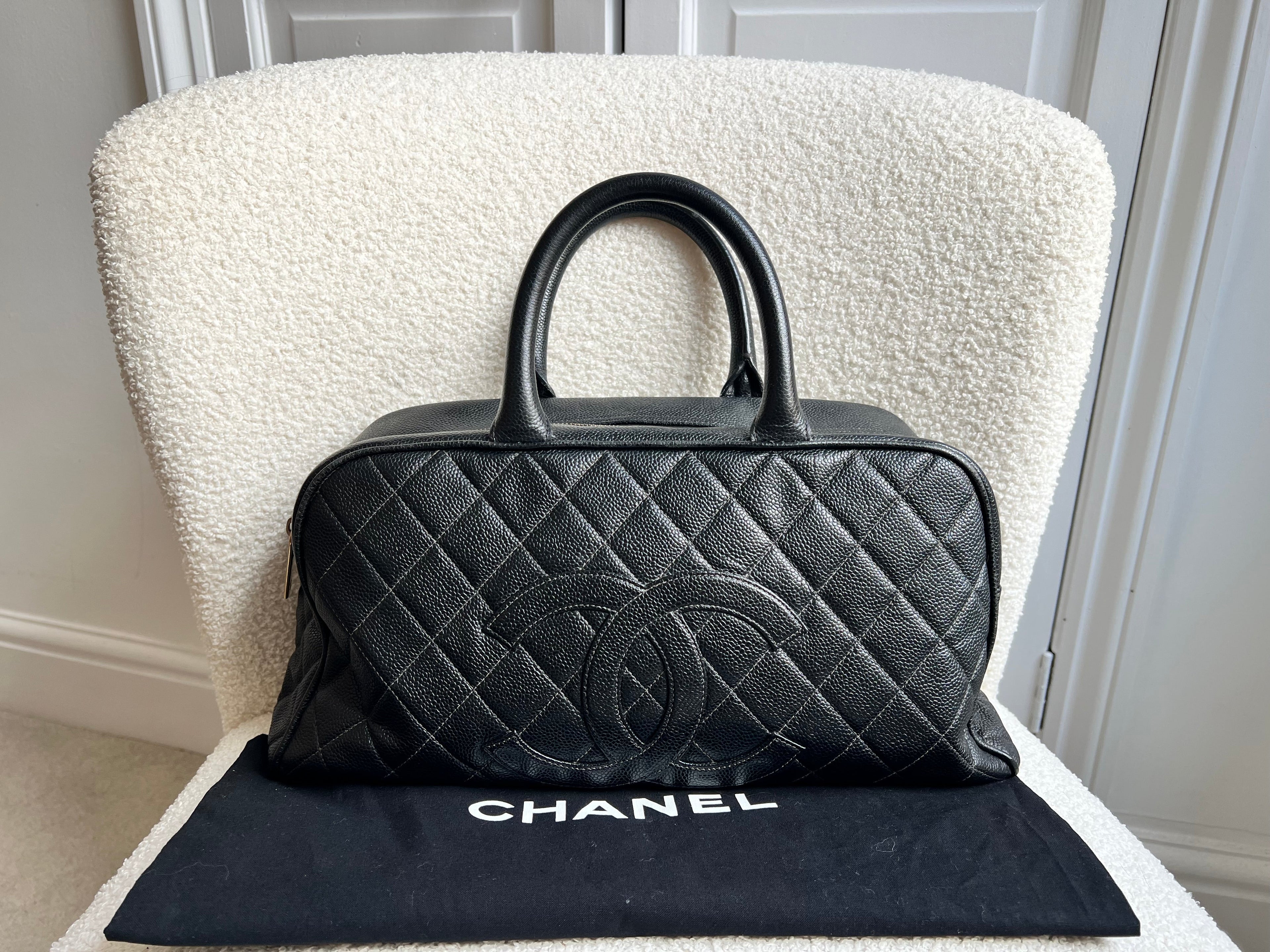 Chanel Black Caviar Boston
