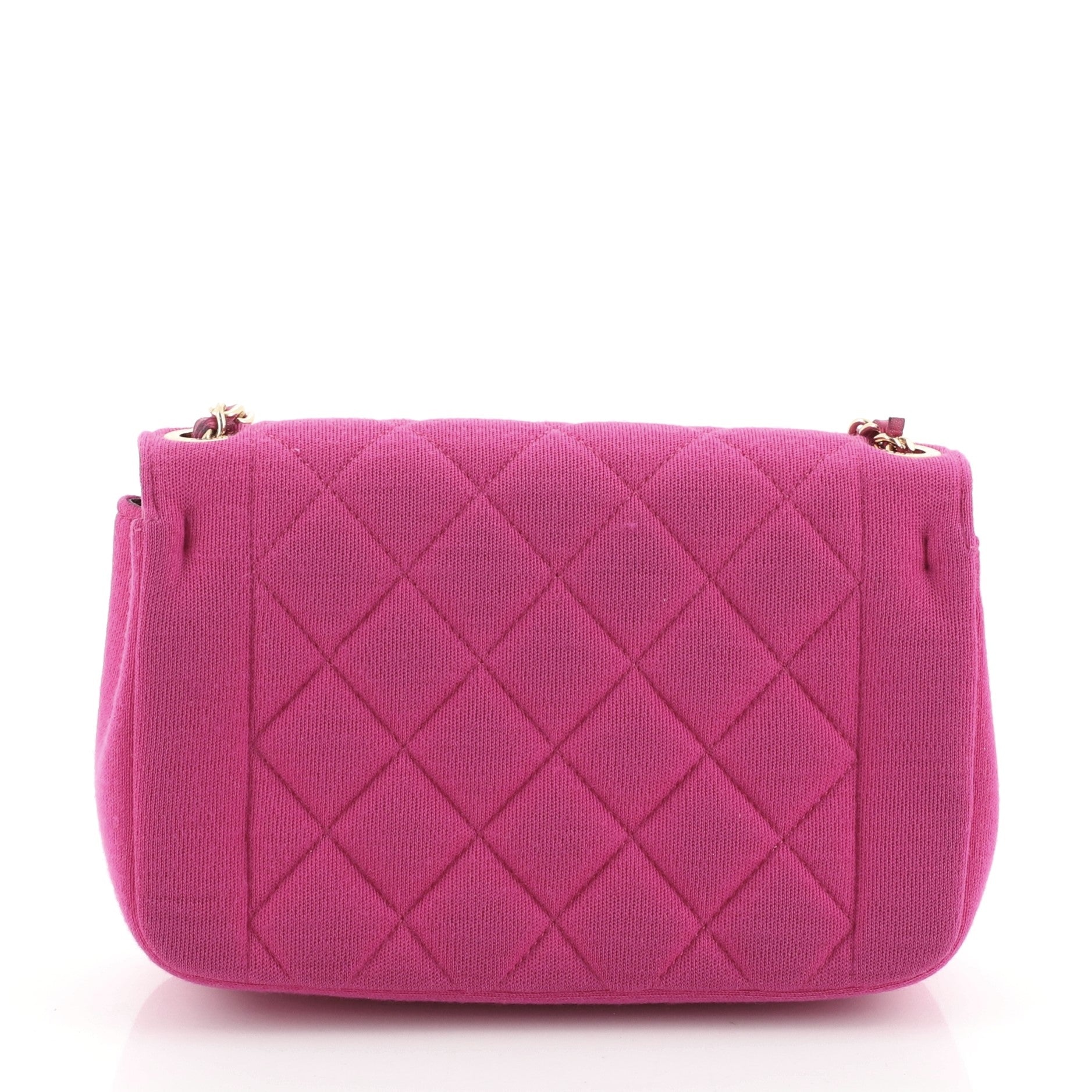 Chic With Me Flap Bag Quilted Jersey Mini