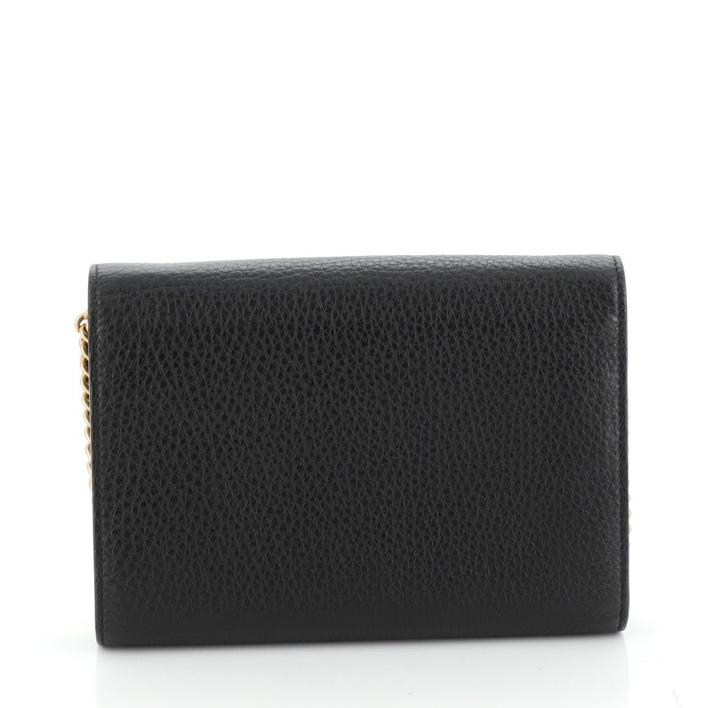 GG Marmont Chain Wallet Leather Mini