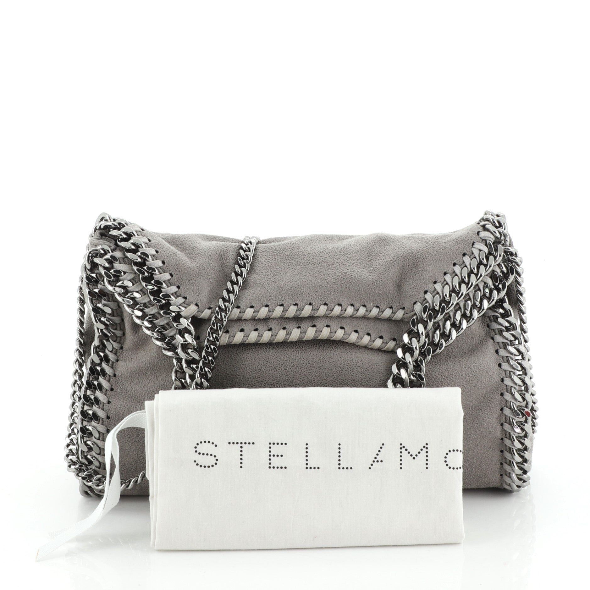 Falabella Fold Over Crossbody Bag Shaggy Deer Mini