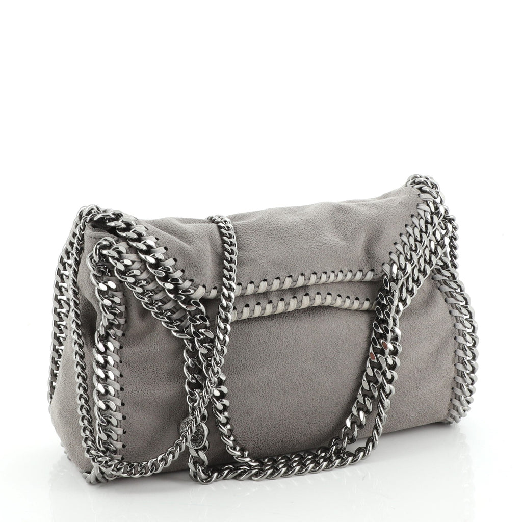 Falabella Fold Over Crossbody Bag Shaggy Deer Mini