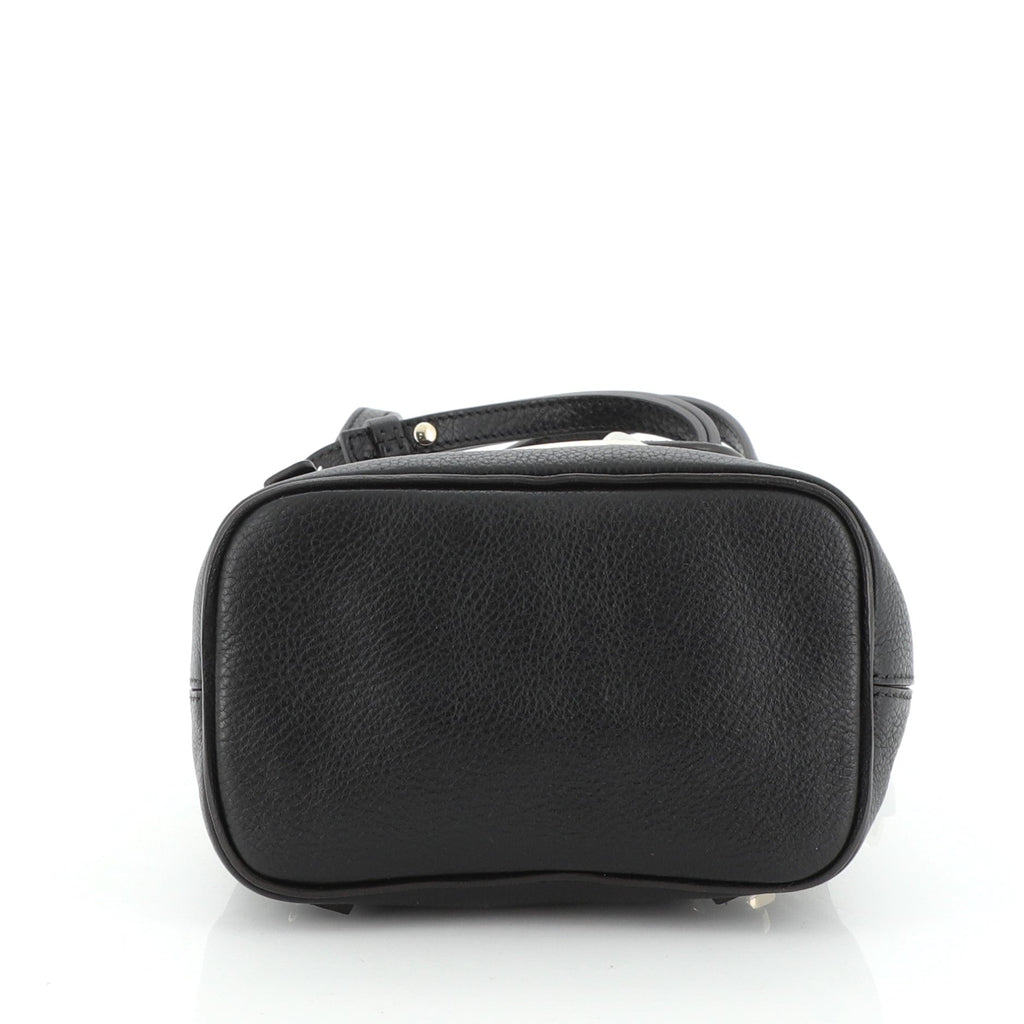 Faye Backpack Leather and Suede Mini