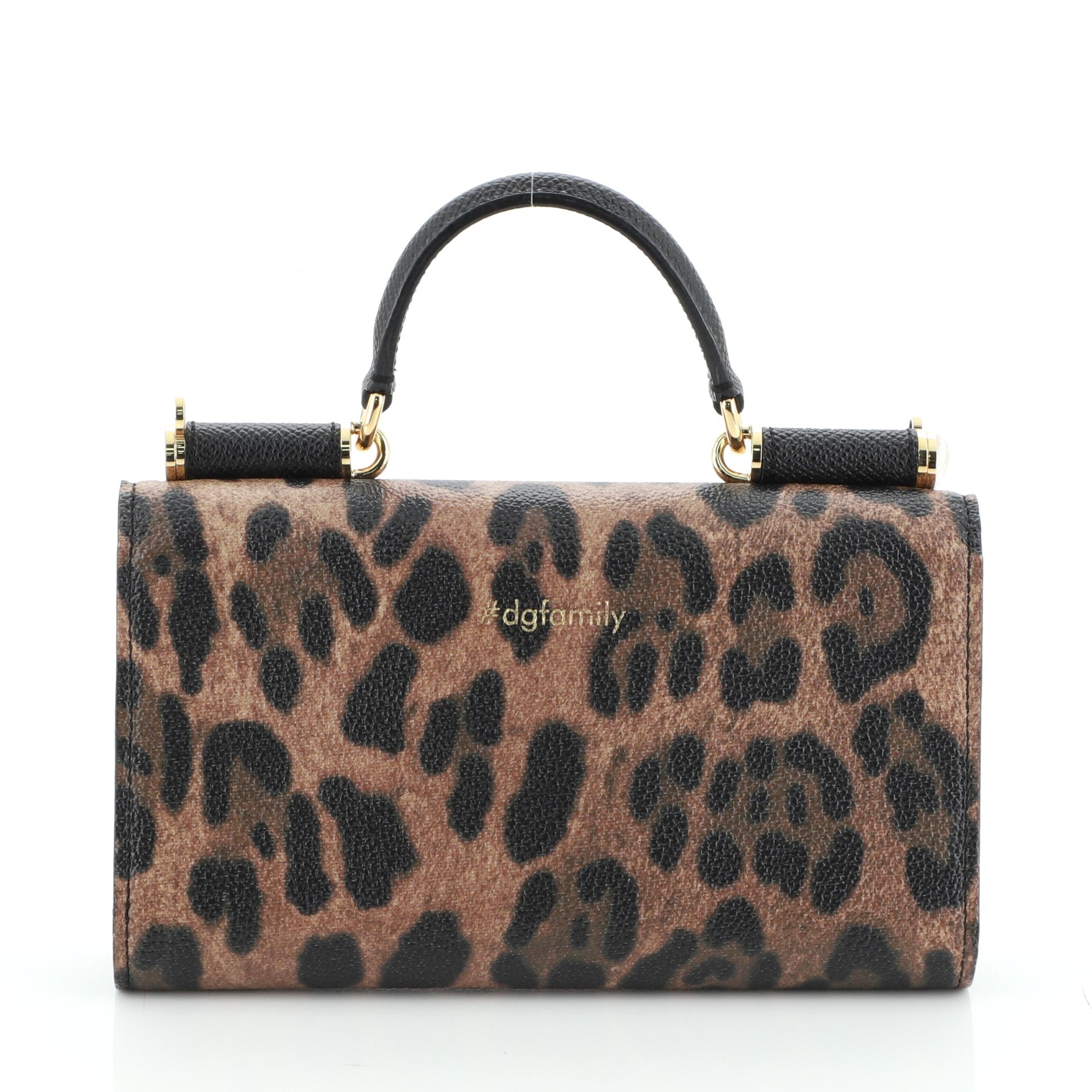 Sicily Wallet on Chain Printed Leather Mini