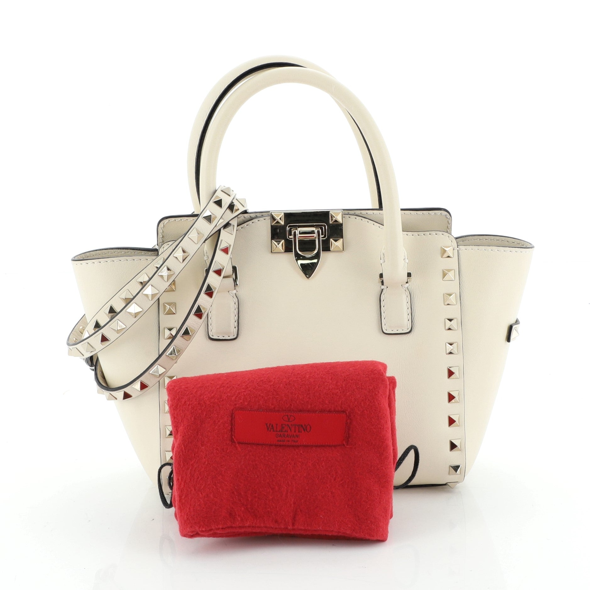 Rockstud Tote Rigid Leather Mini