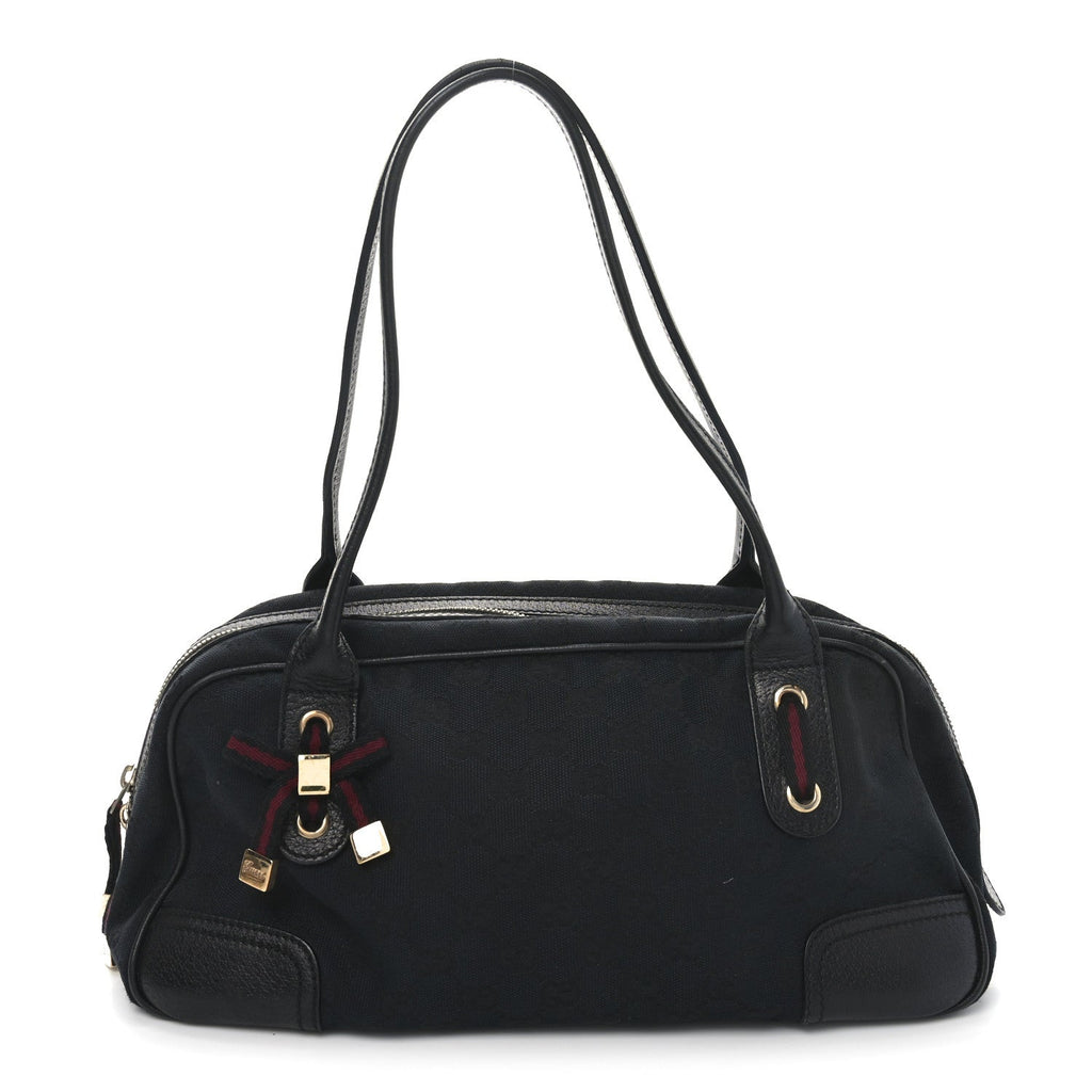 Monogram Small Princy Satchel Black
