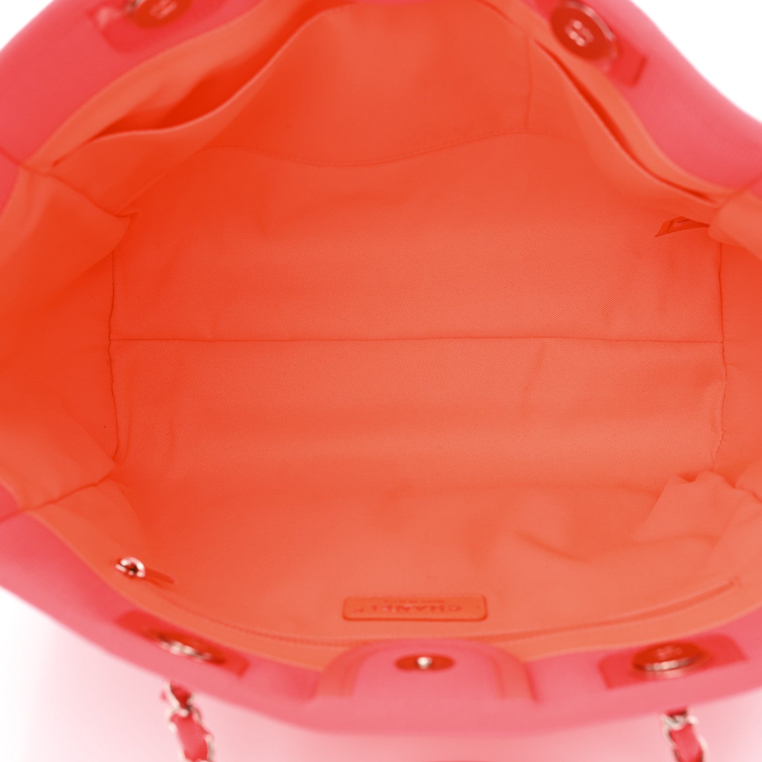 Mixed Fibers Small Deauville Tote Pink Orange