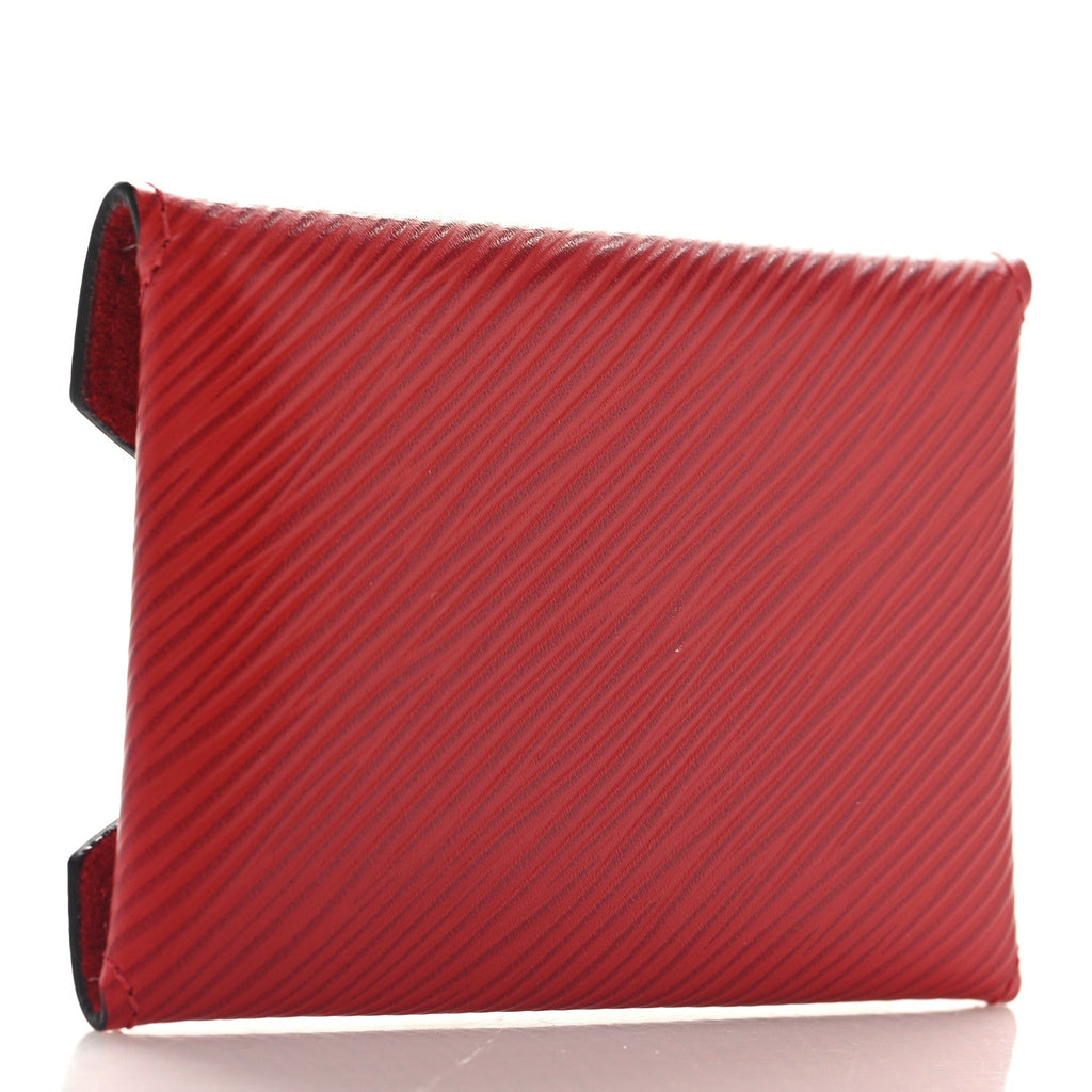 Epi Small Kirigami Pochette Insert Coquelicot