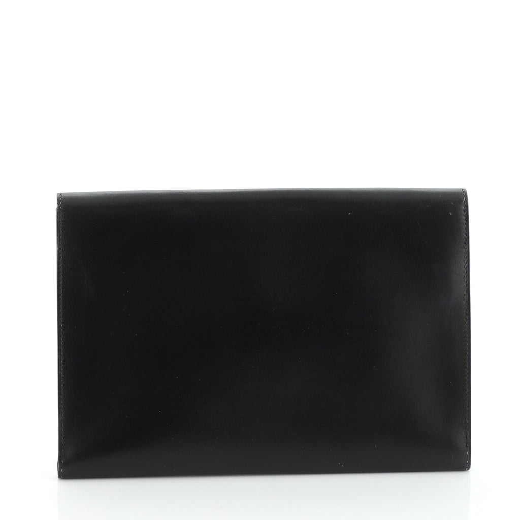 H Lock Clutch Box Calf