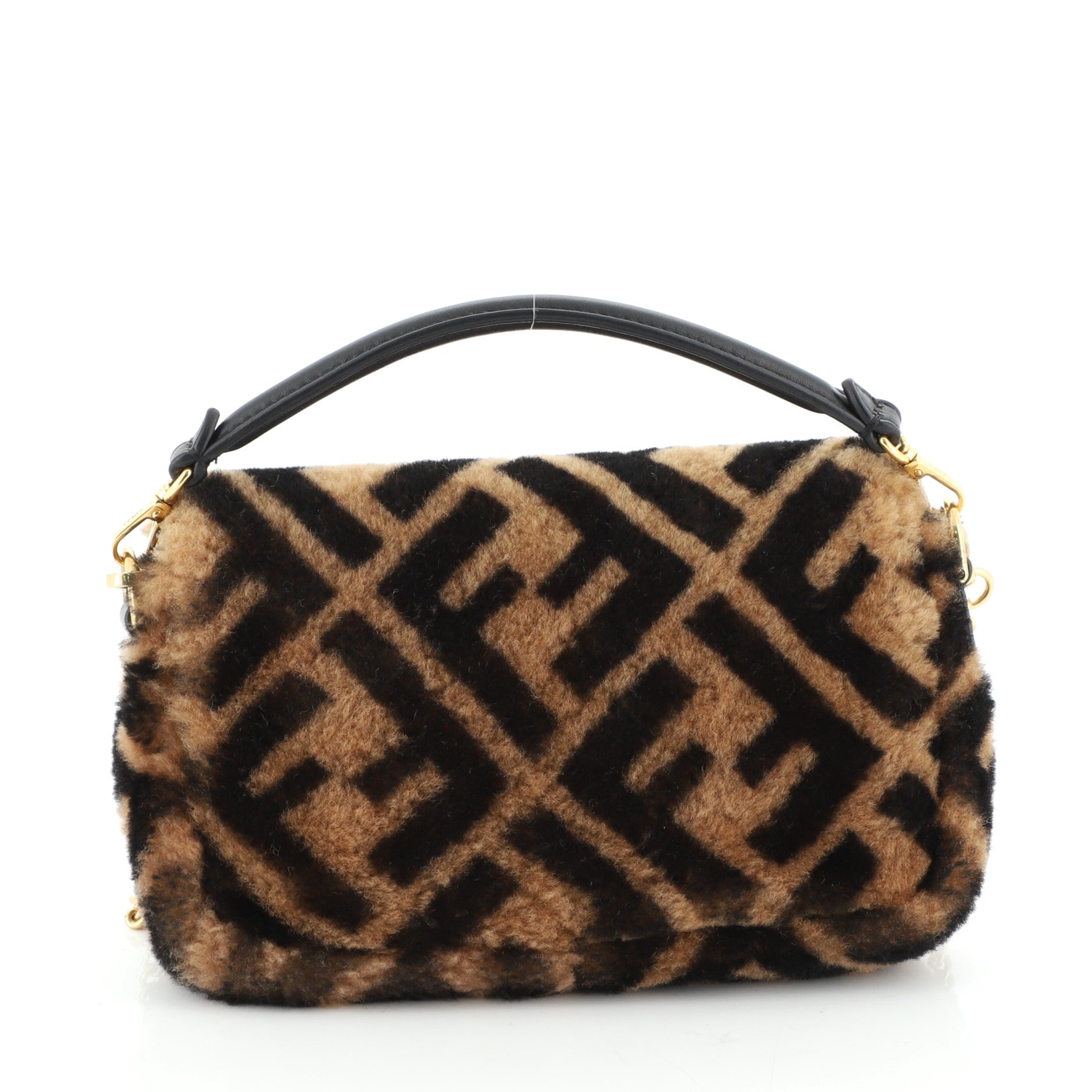 Baguette NM Bag Zucca Shearling Mini