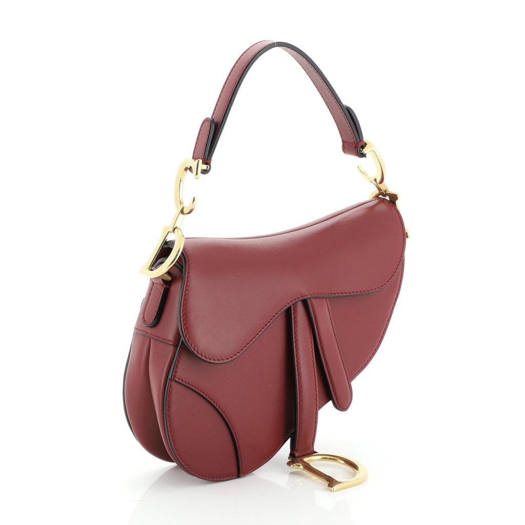 Saddle Handbag Leather Mini
