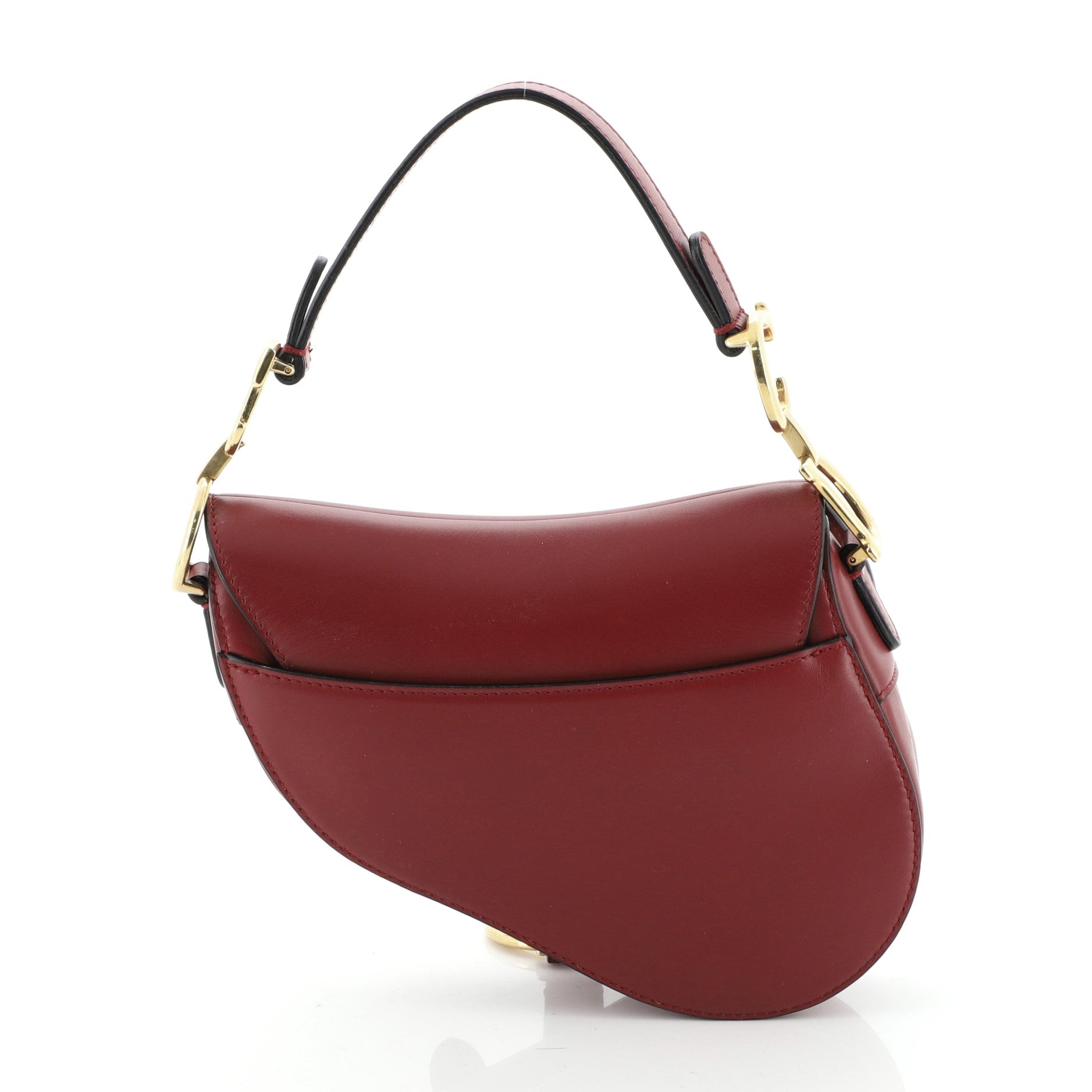 Saddle Handbag Leather Mini