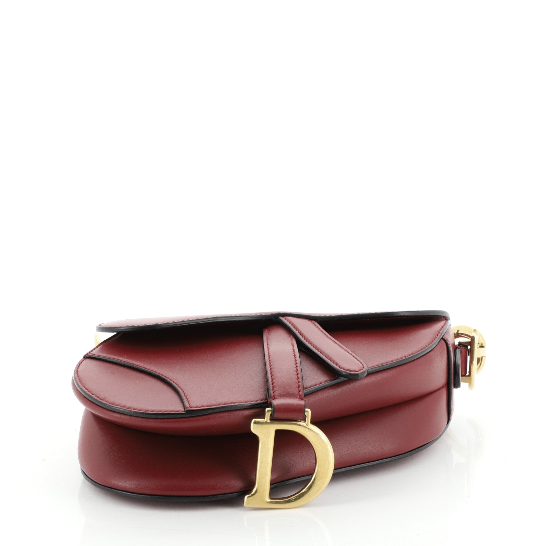 Saddle Handbag Leather Mini