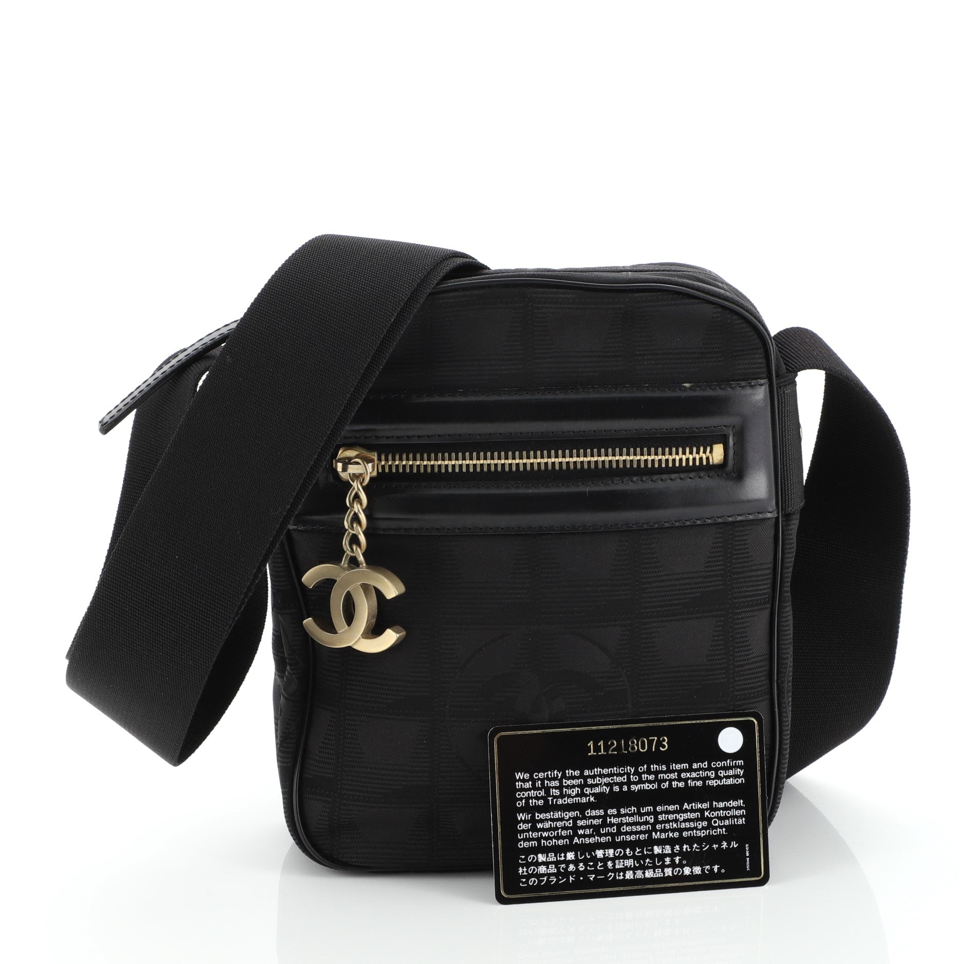 Travel Line Crossbody Bag Nylon Mini