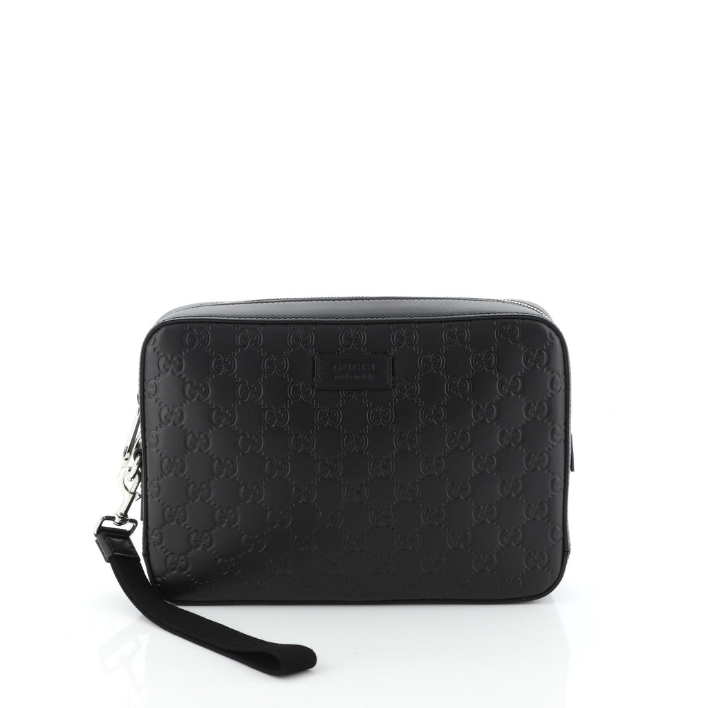 Wristlet Clutch Guccissima Leather