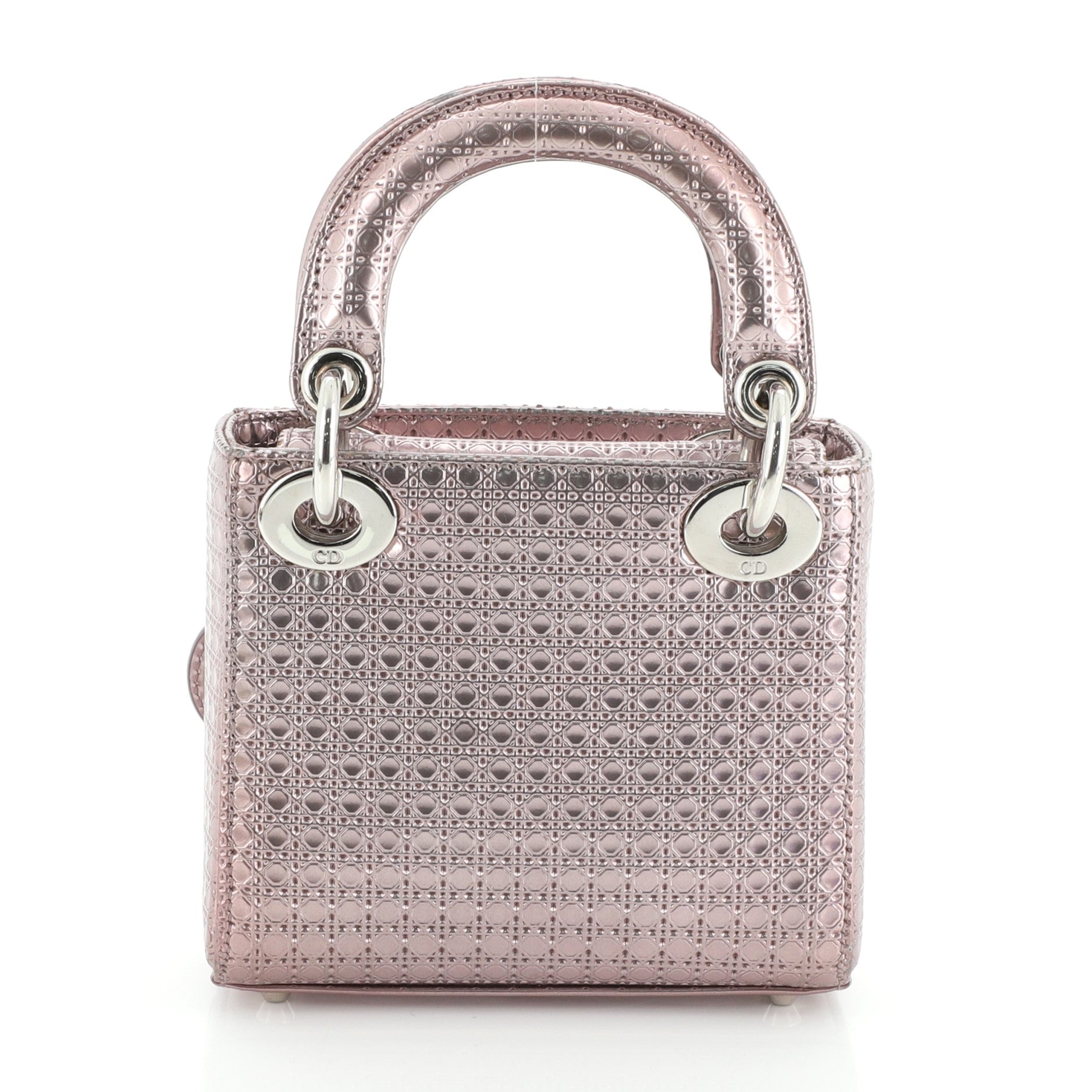 Lady Dior Bag Micro Cannage Perforated Calfskin Mini