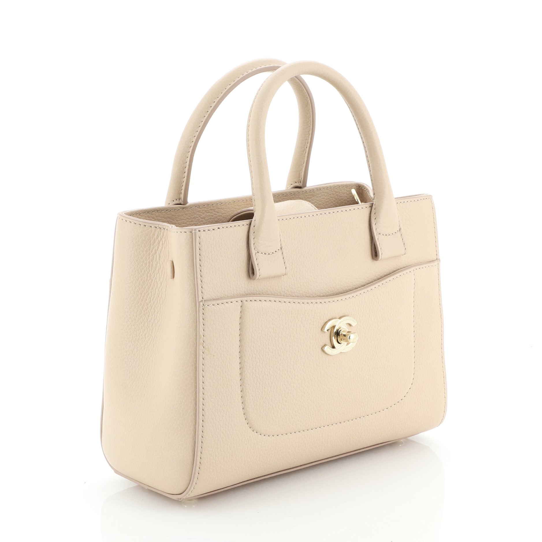 Neo Executive Tote Grained Calfskin Mini