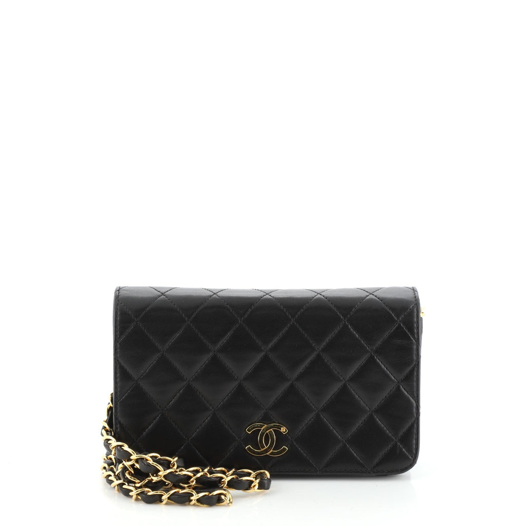Vintage Full Flap Bag Quilted Lambskin Mini