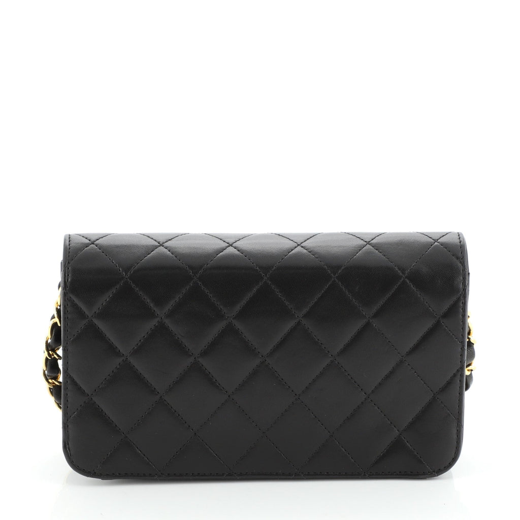 Vintage Full Flap Bag Quilted Lambskin Mini
