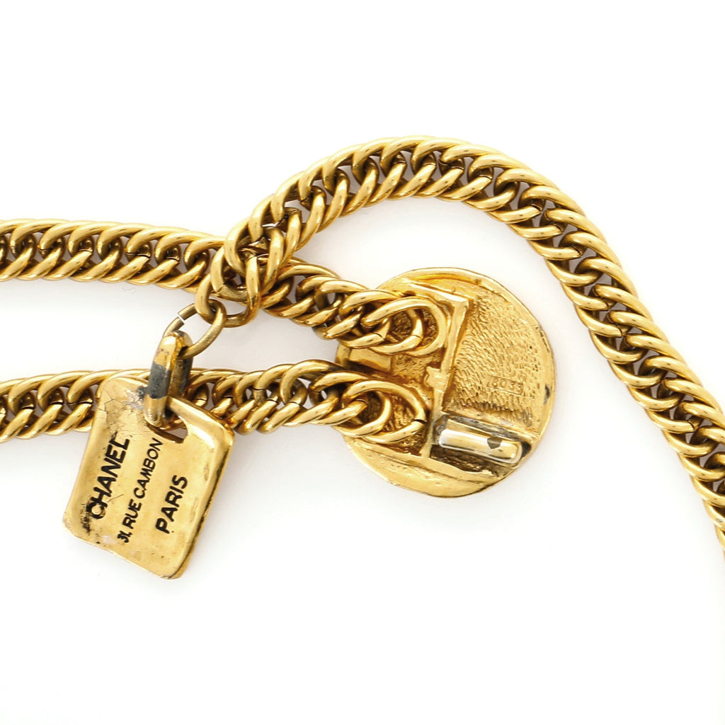 Vintage Multi-Chain Medallion Belt Metal