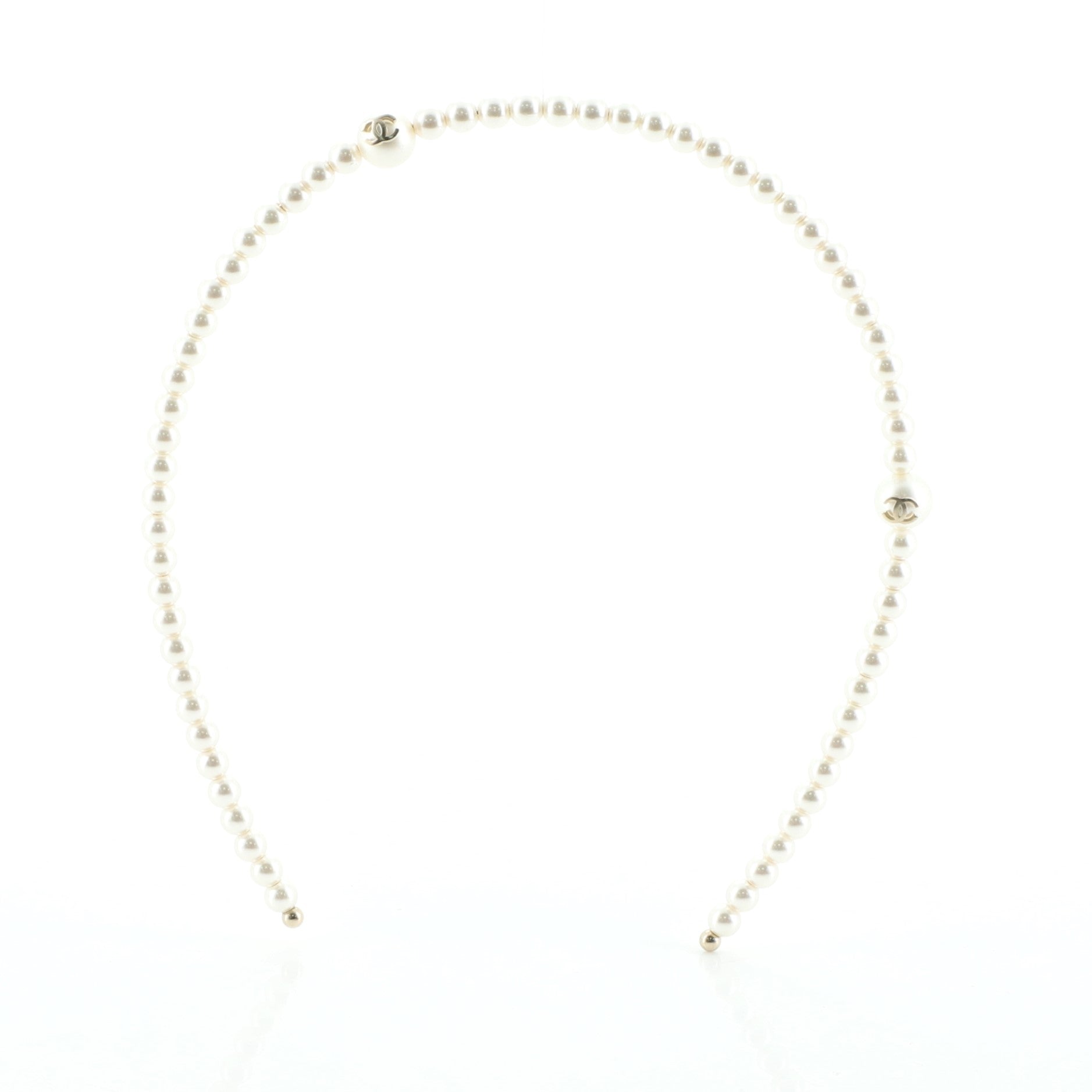 CC Pearl Headband Faux Pearls XS