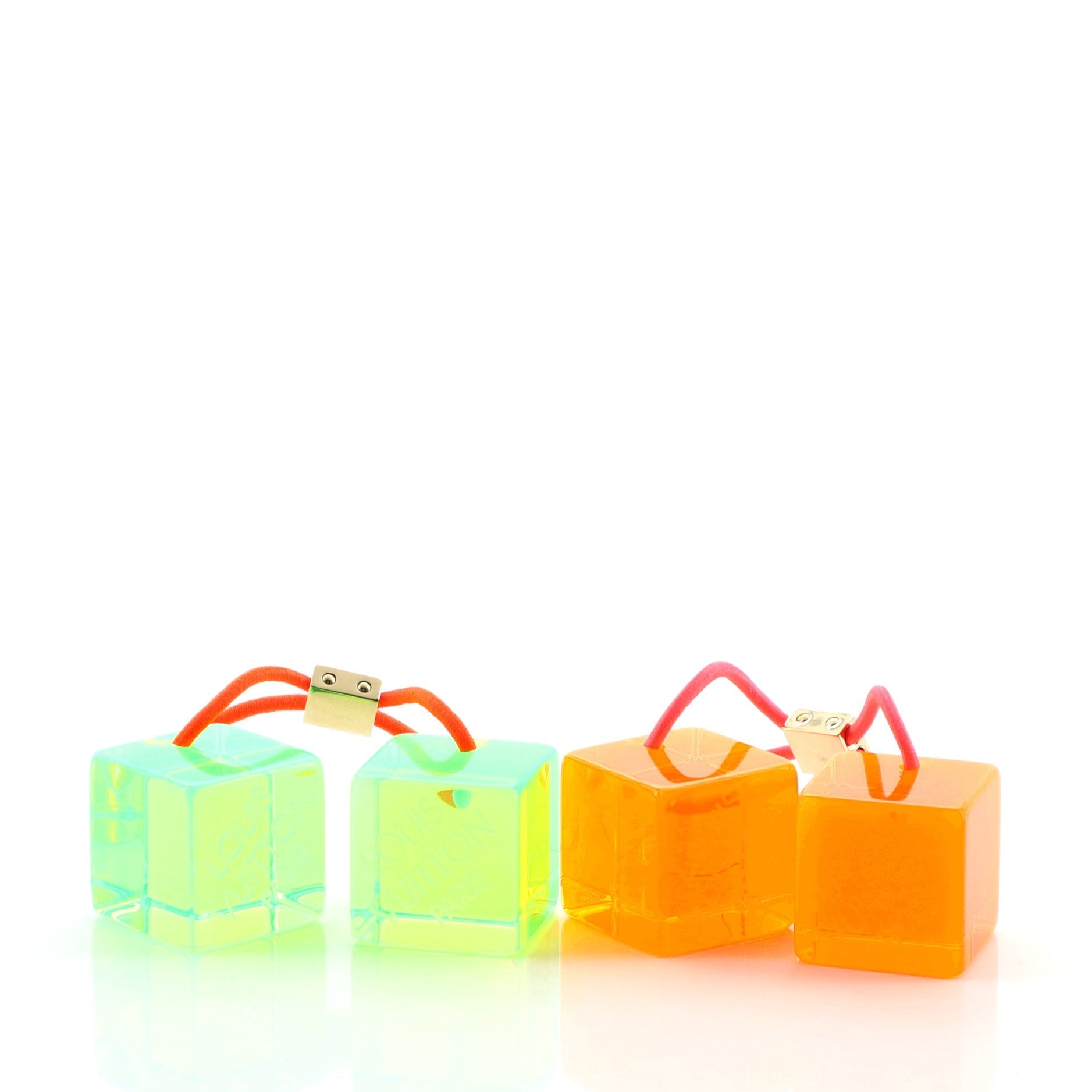 Robert Wilson Fluo Hair Cubes Set Resin