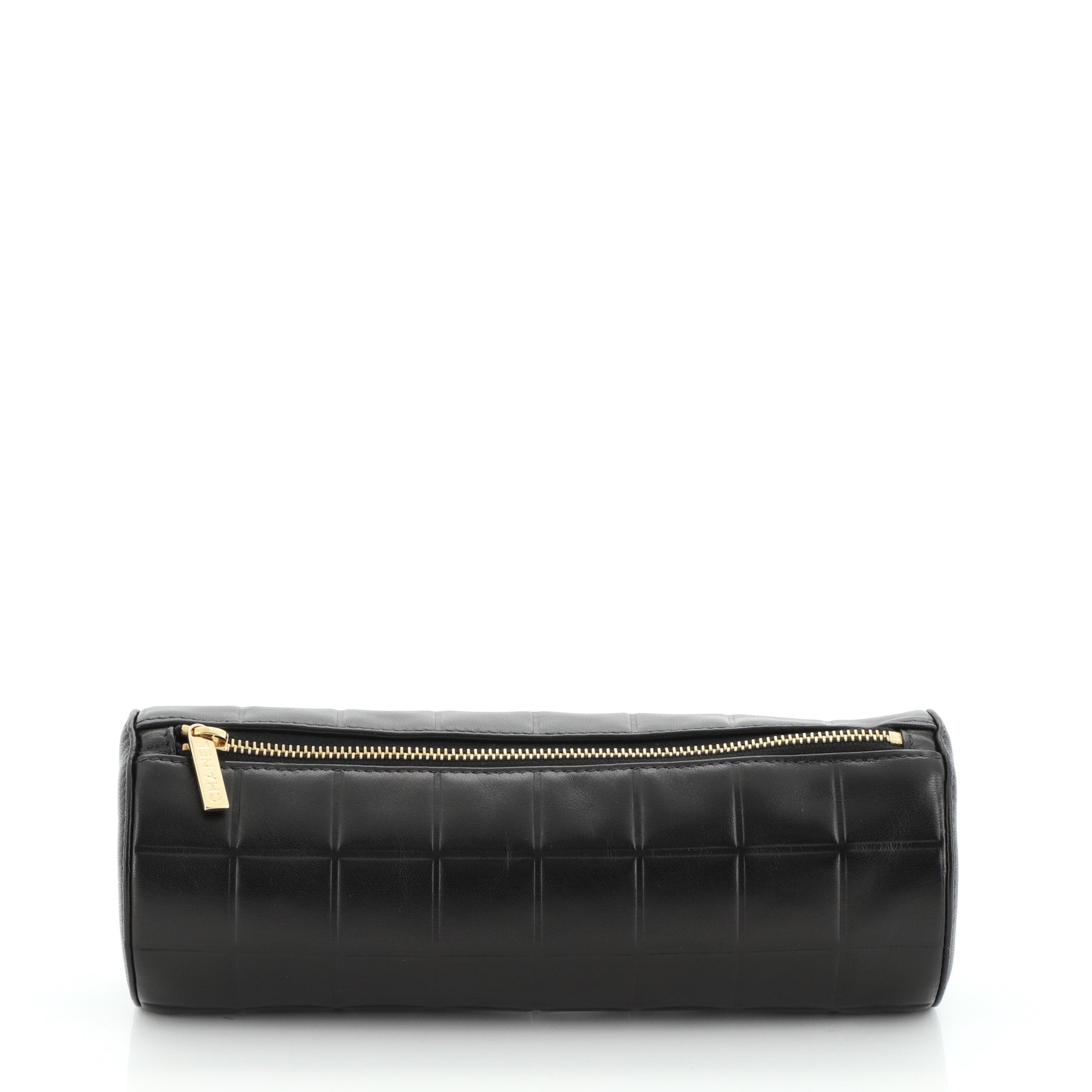 Chocolate Bar Cosmetic Pouch Quilted Lambskin Medium