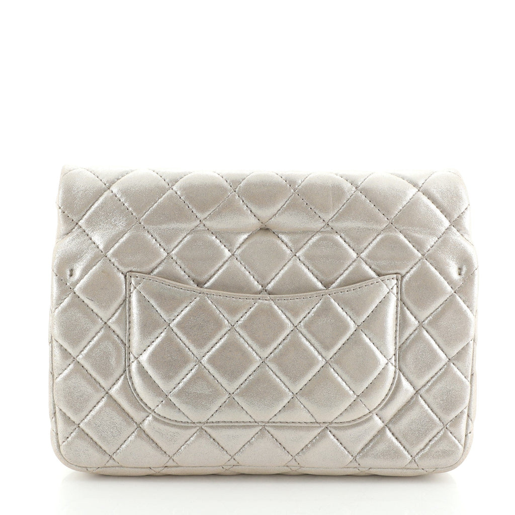 Reissue Roll Clutch Quilted Iridescent Calfskin Medium