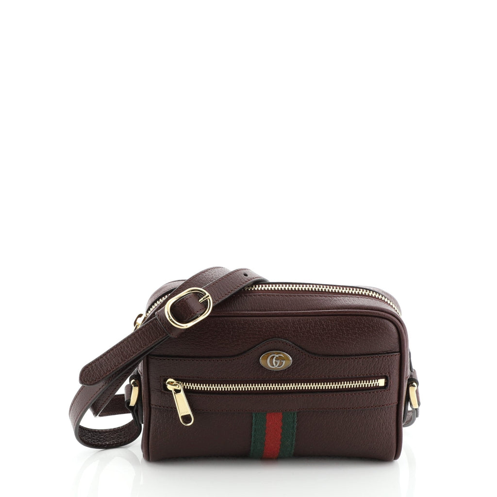 Ophidia Shoulder Bag Leather Mini