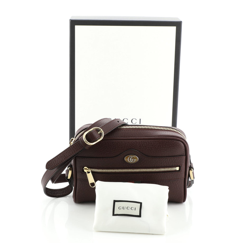 Ophidia Shoulder Bag Leather Mini