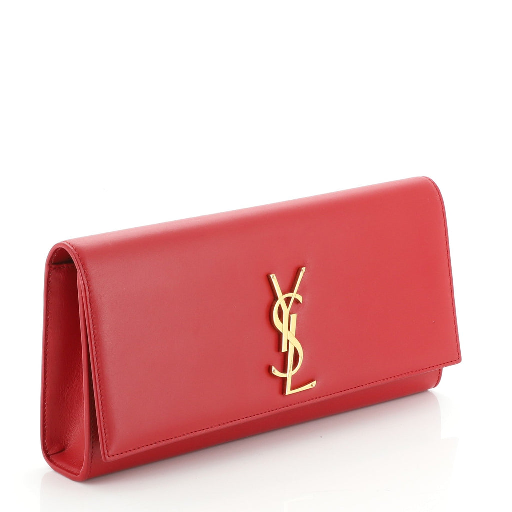 Classic Monogram Clutch Leather Long
