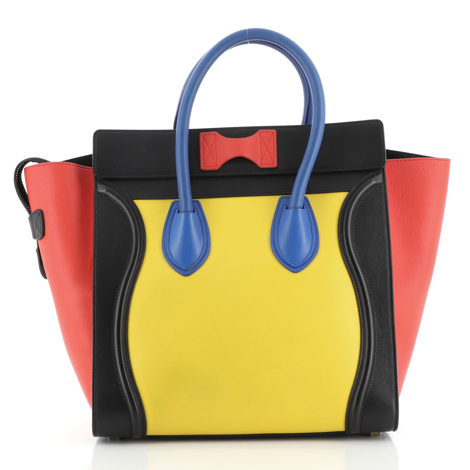 Multicolor Luggage Bag Leather Mini