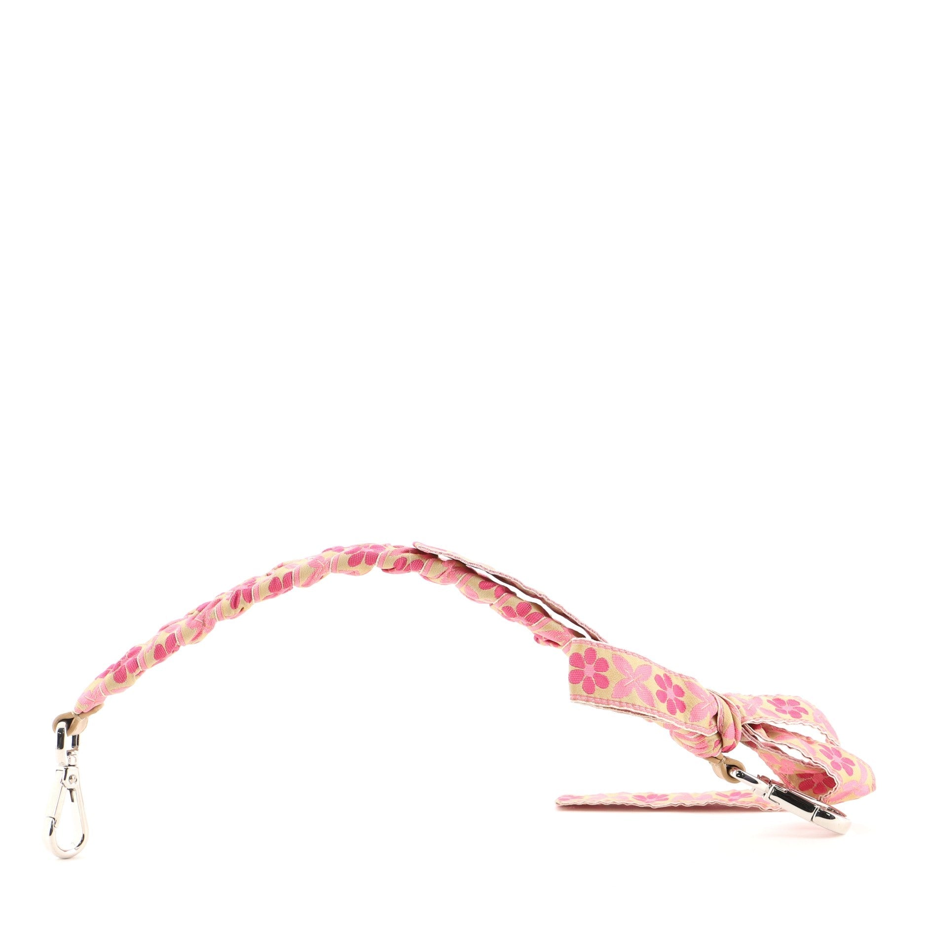 Bow Mini Strap You Short Shoulder Strap Leather with Ribbon Whipstitch
