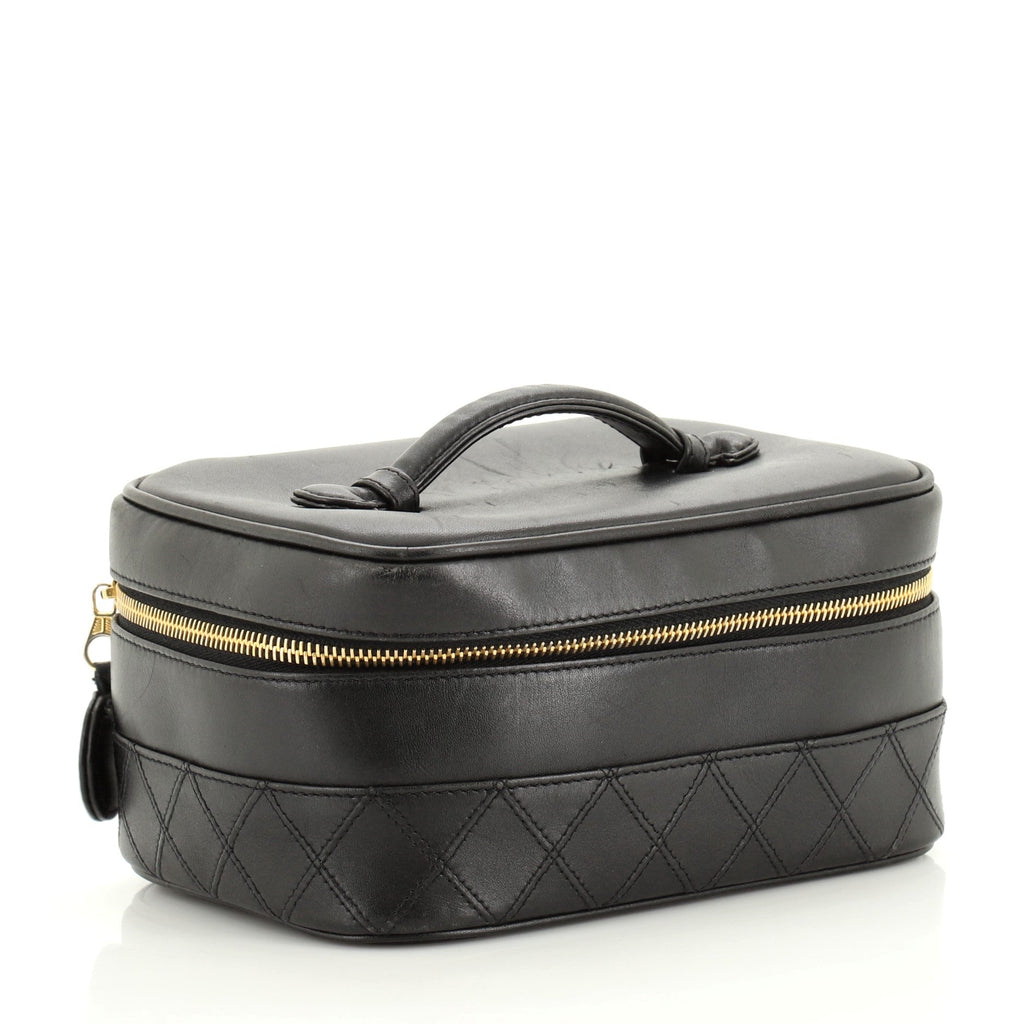 Vintage Cosmetic Case Lambskin