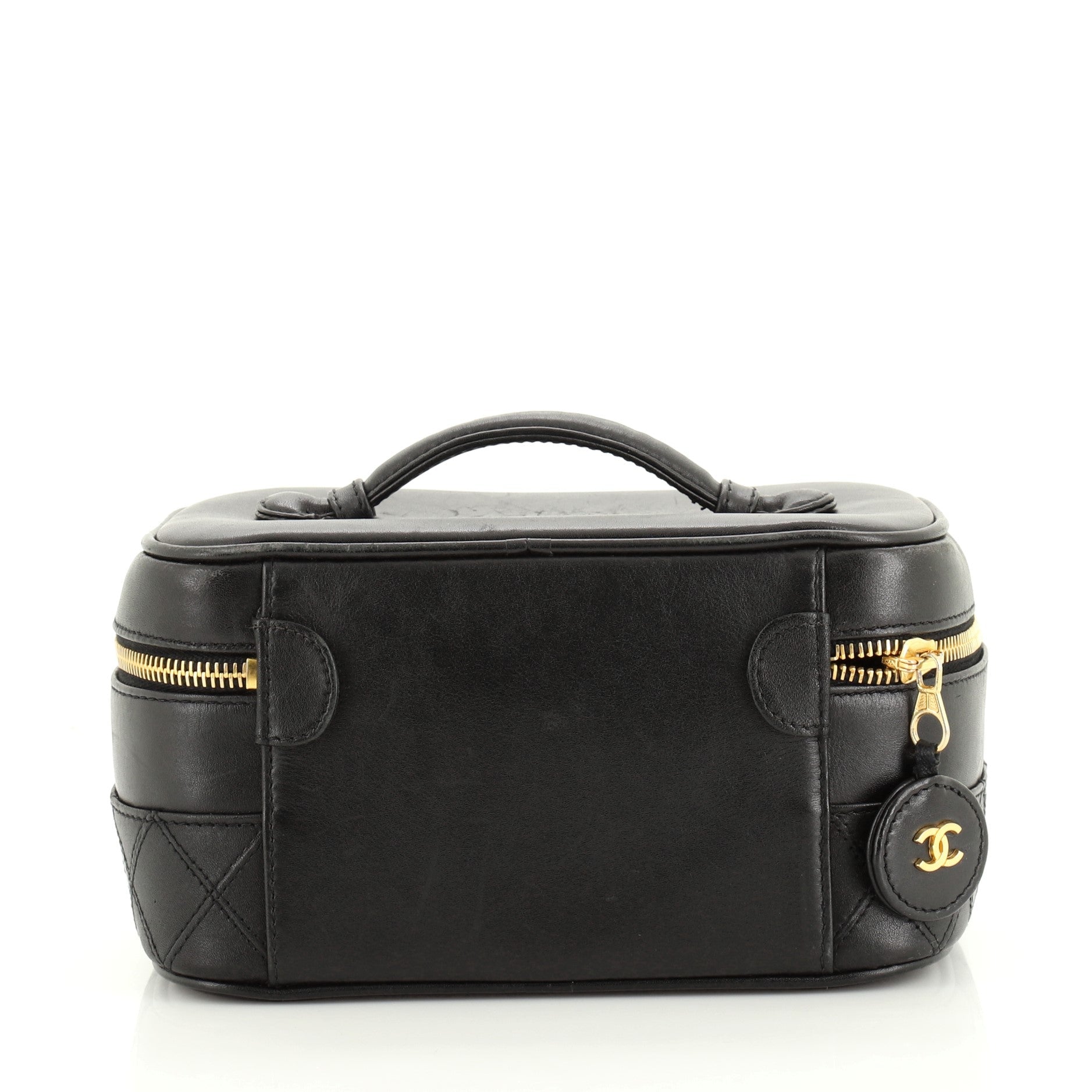 Vintage Cosmetic Case Lambskin