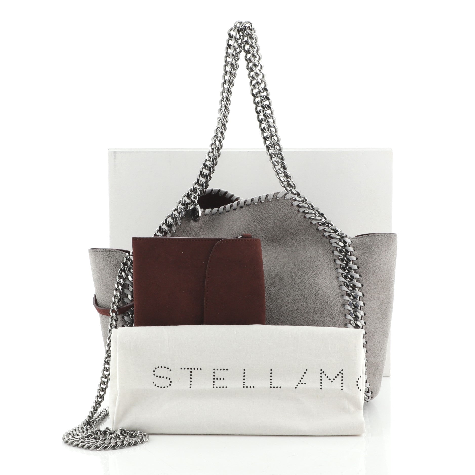 Falabella Reversible Tote Shaggy Deer Mini