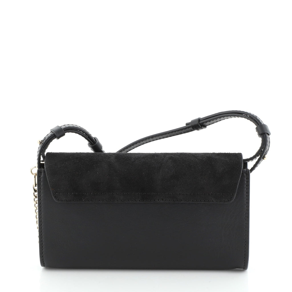 Faye Shoulder Bag Leather and Suede Mini